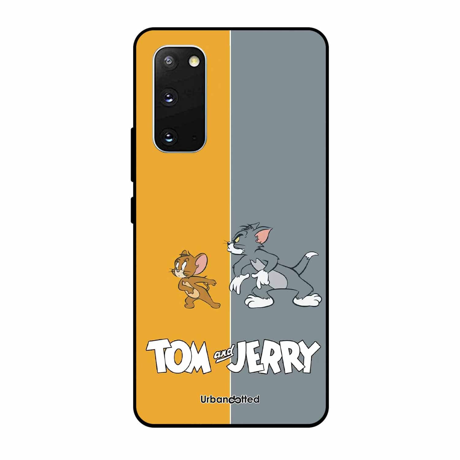 Tom and Jerry Chase Glass Case For Samsung S20