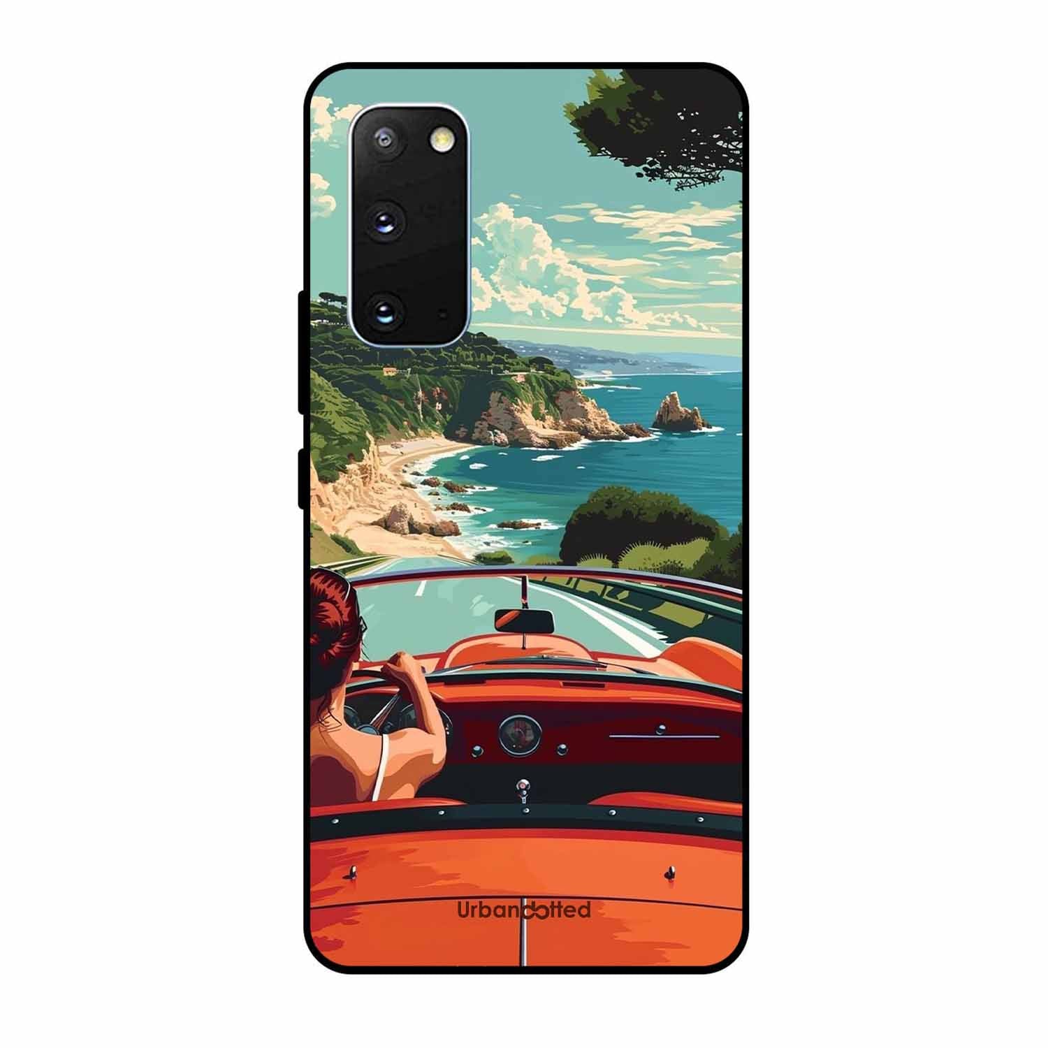 Ocean Breeze Road Trip Glass Case For Samsung S20