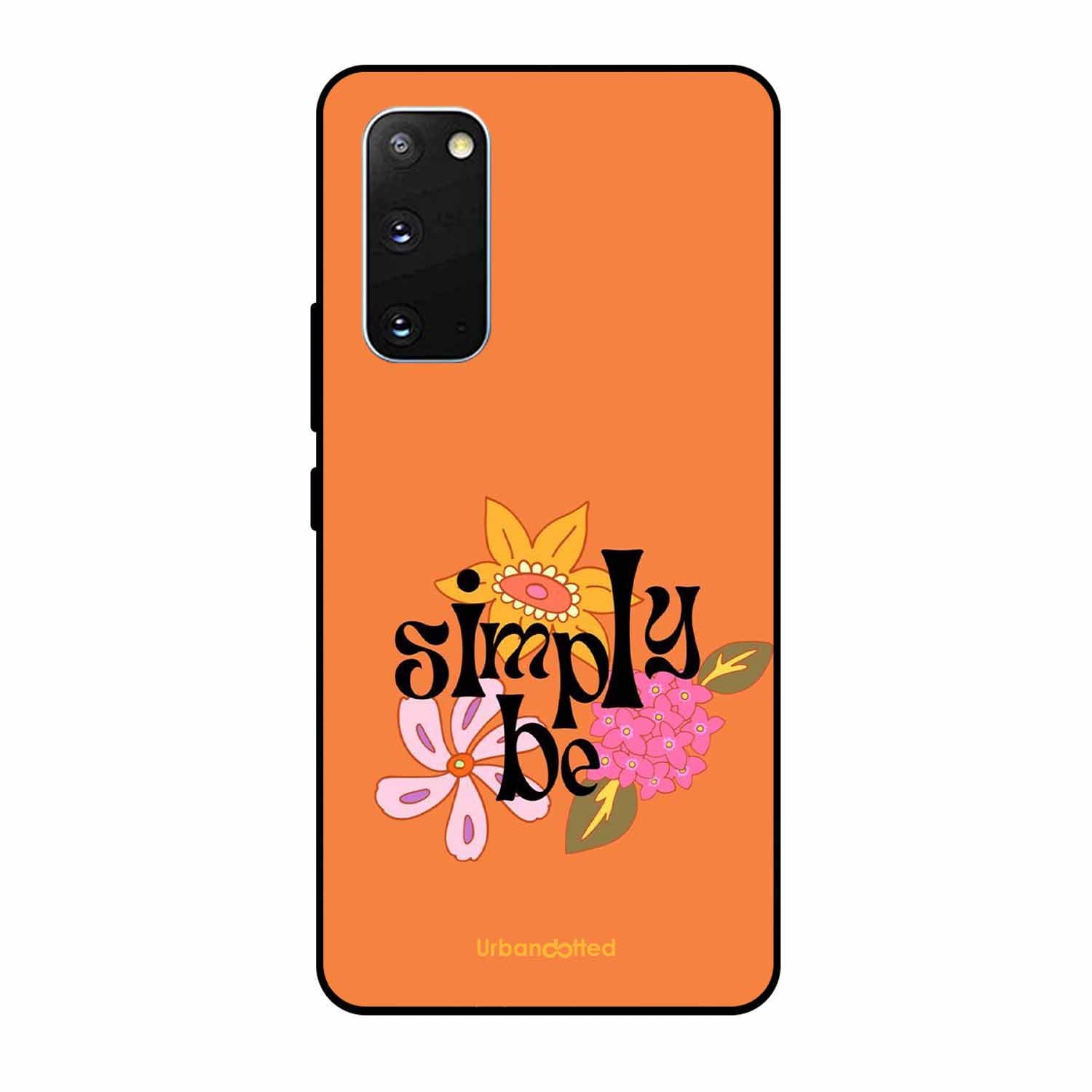 Simply Be Floral Glass Case For Samsung S20