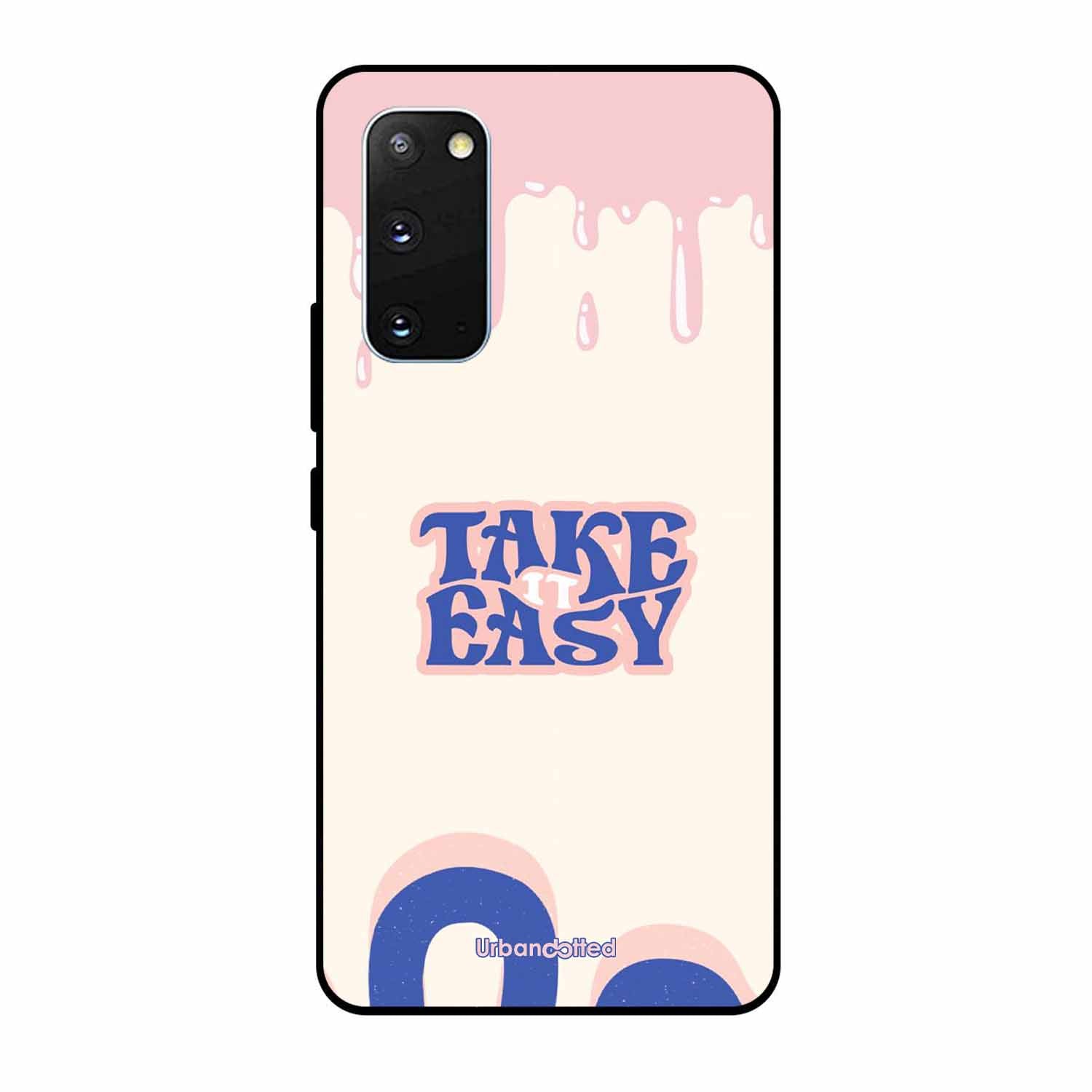 Take It Easy Drip Glass Case For Samsung S20