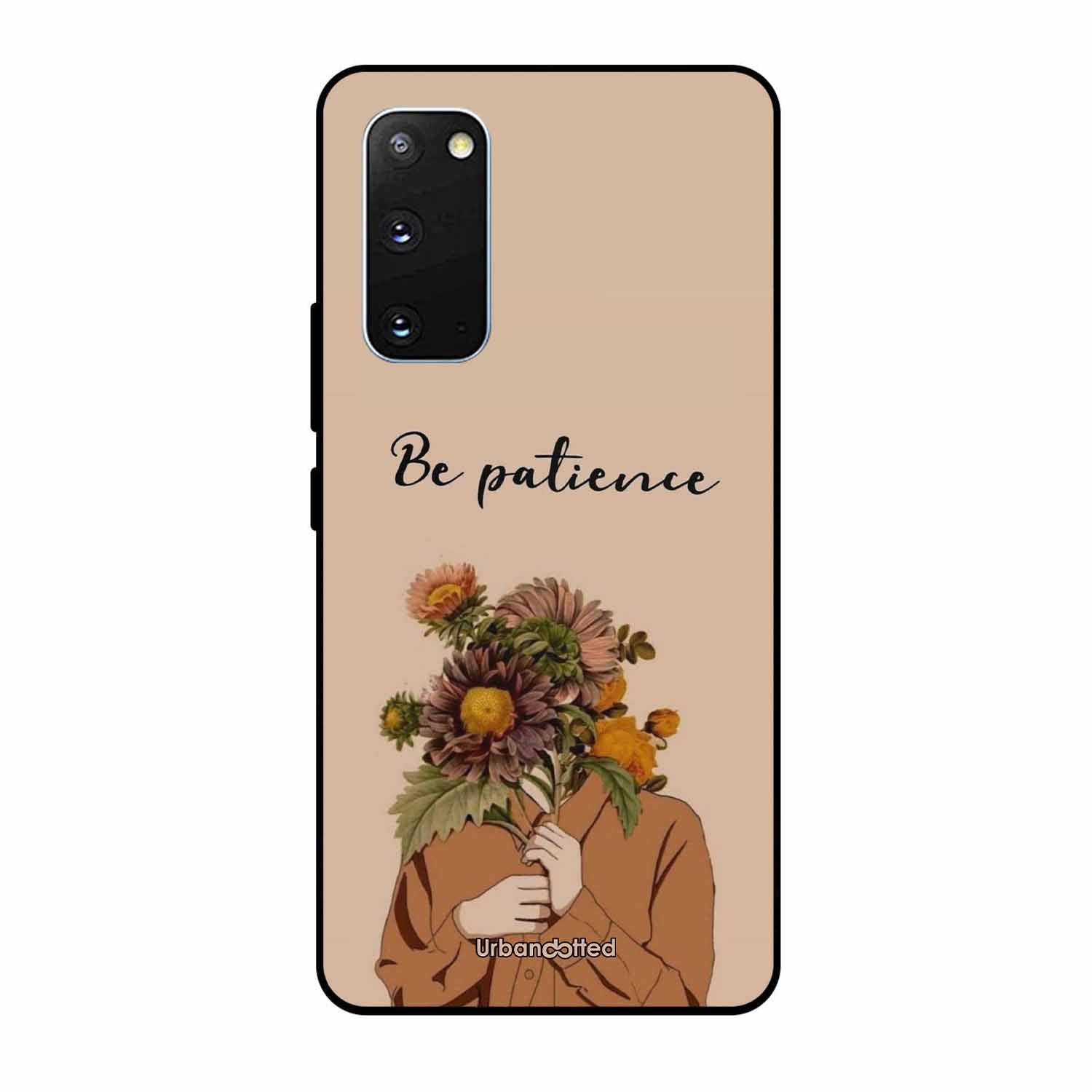 Gentle Bloom Patience Glass Case For Samsung S20