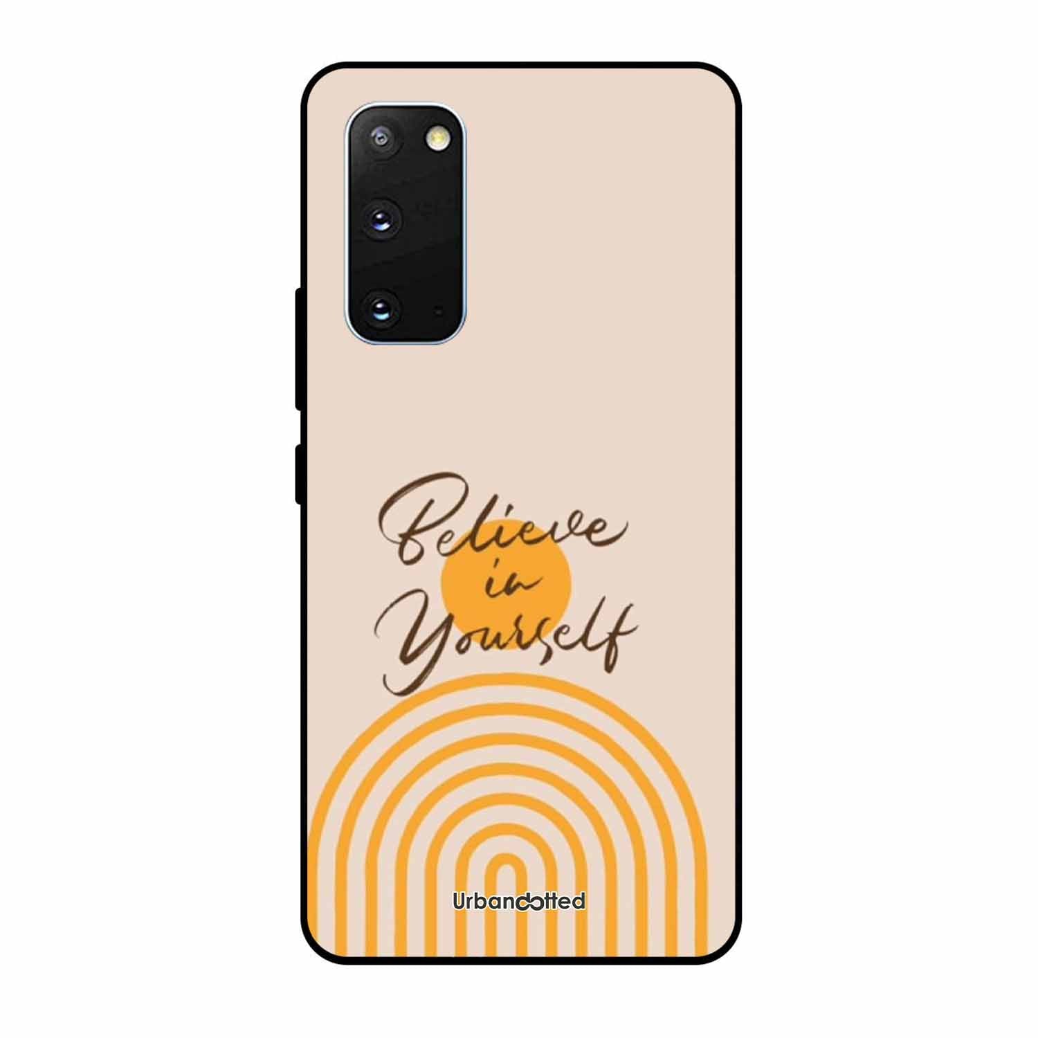 Believe In Yourself Rainbow Glass Case For Samsung S20