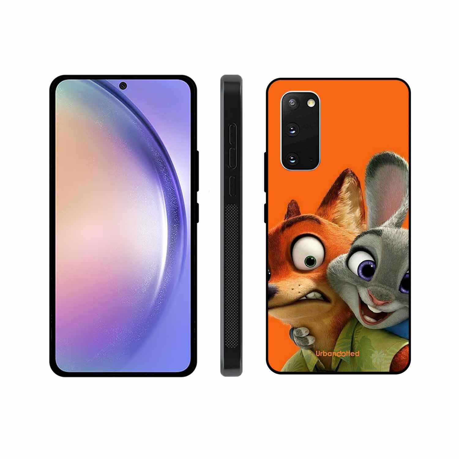 Zootopia Friends Glass Case For Samsung S20