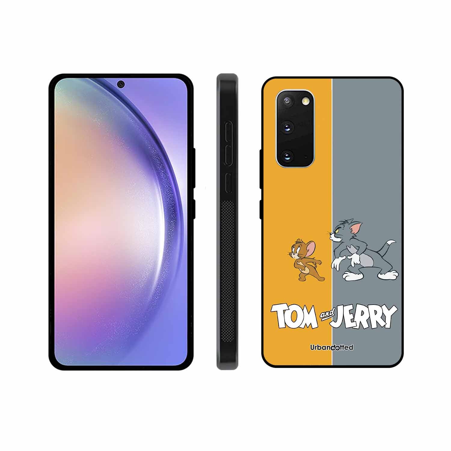 Tom and Jerry Chase Glass Case For Samsung S20