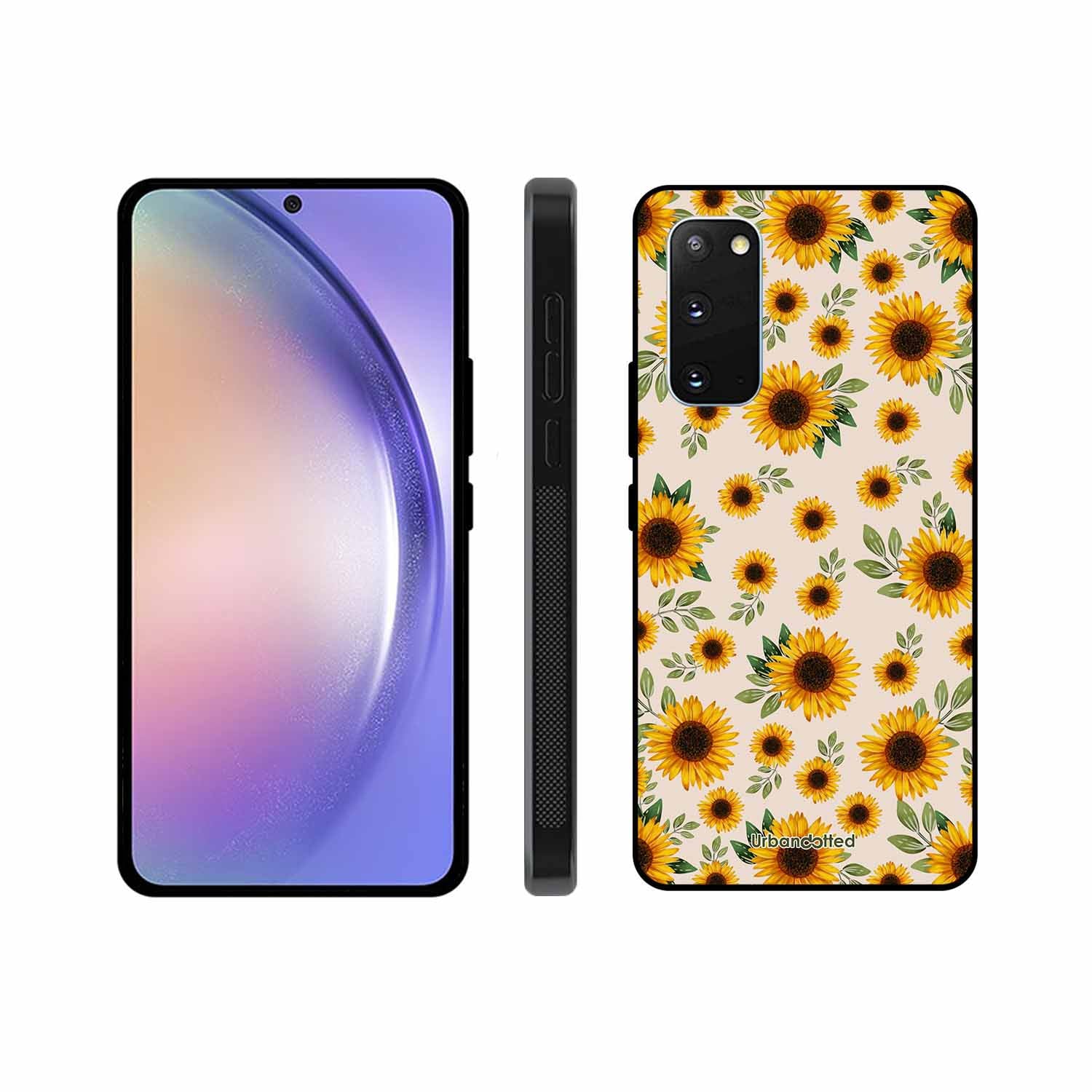 Summer Sunflowers Glass Case For Samsung S20