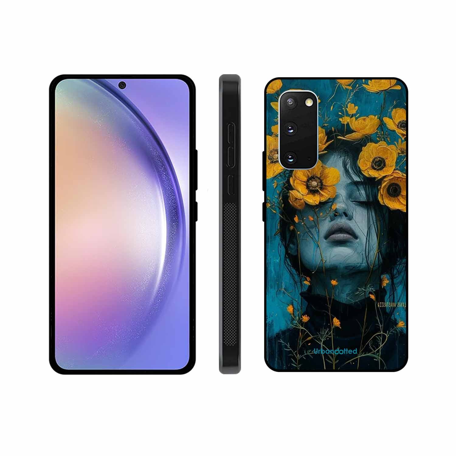 Wildflower Spirit Glass Case For Samsung S20