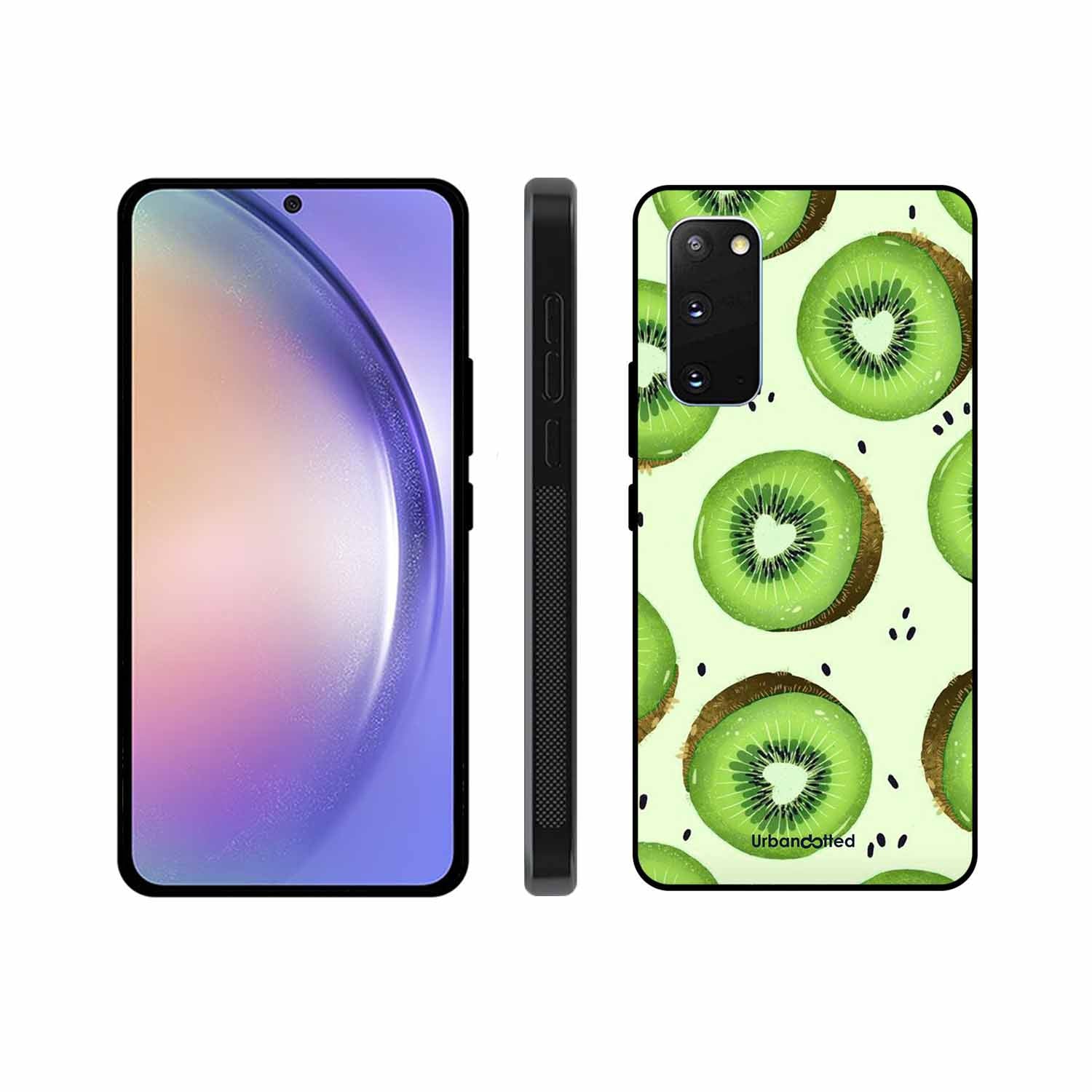 Tropical Kiwi Fruit Glass Case For Samsung S20