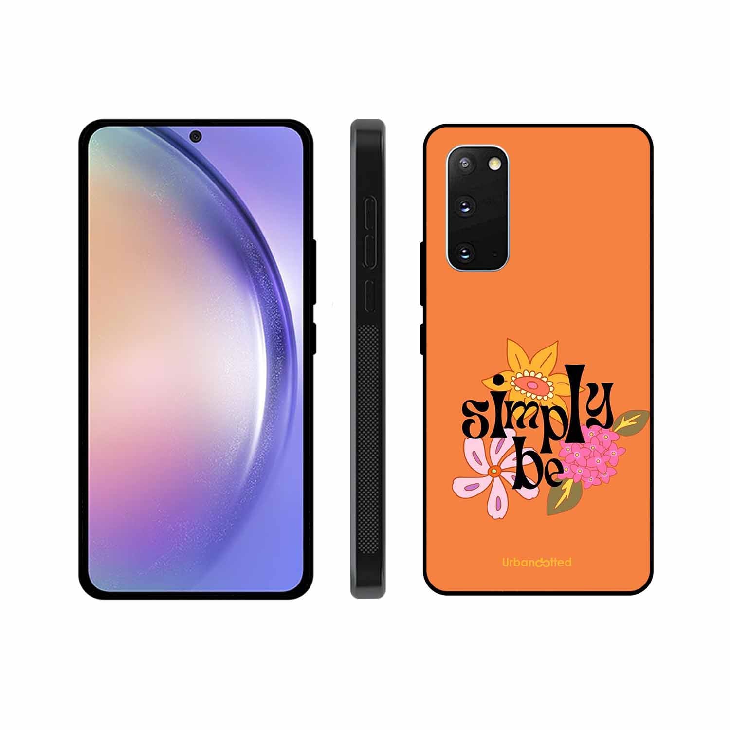 Simply Be Floral Glass Case For Samsung S20