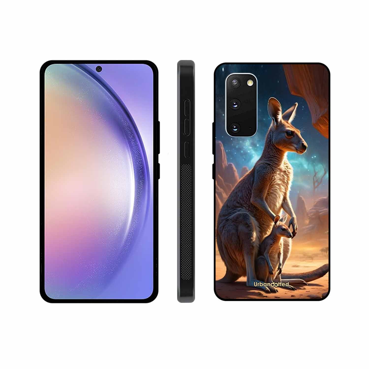 Kangaroo Mother Love Glass Case For Samsung S20