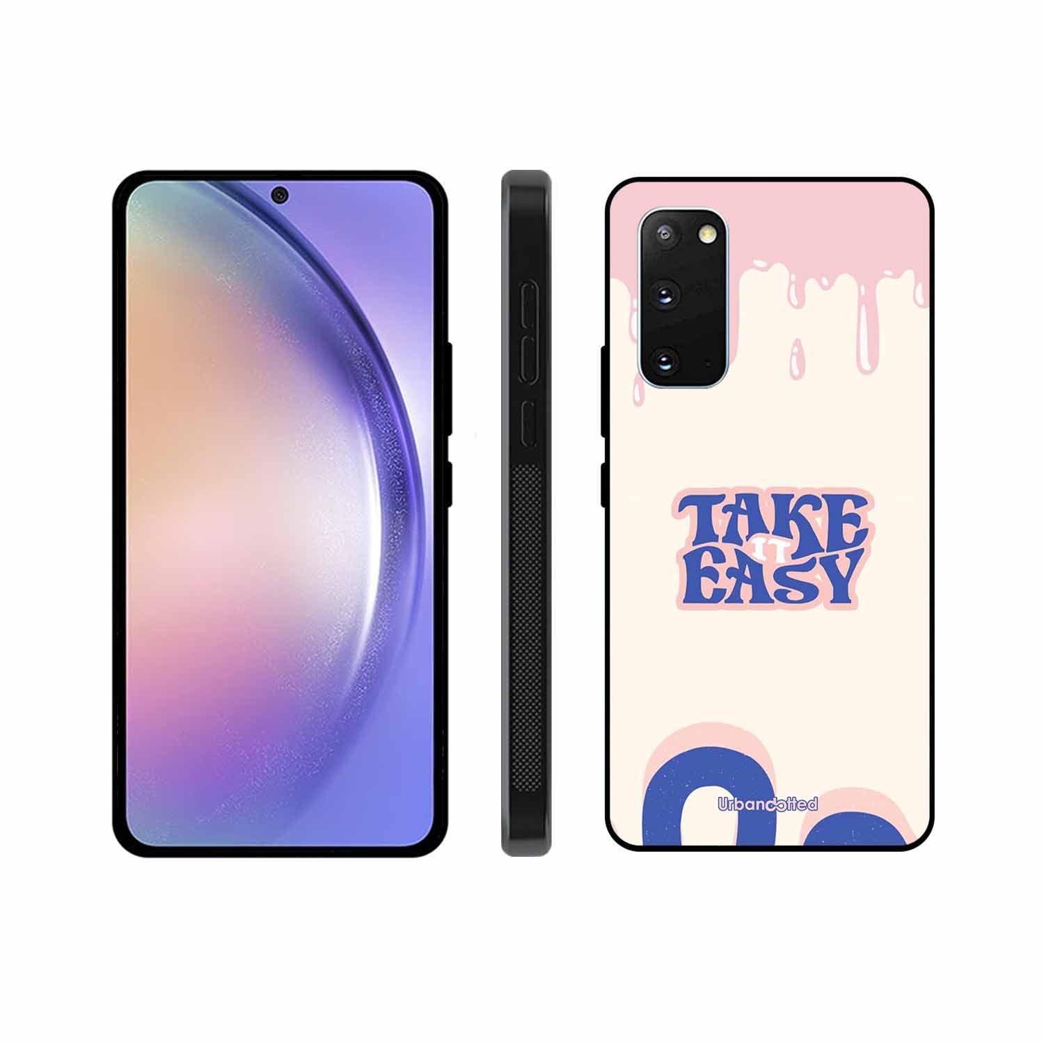 Take It Easy Drip Glass Case For Samsung S20