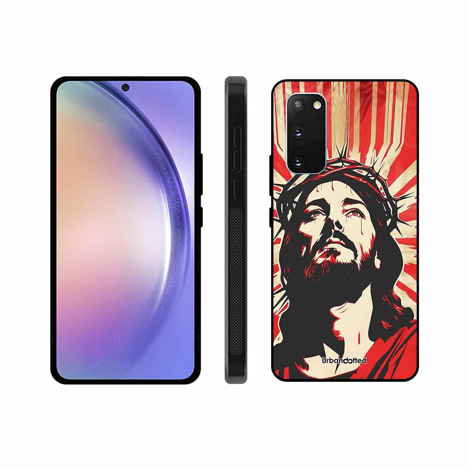 Spiritual Art Glass Case For Samsung S20