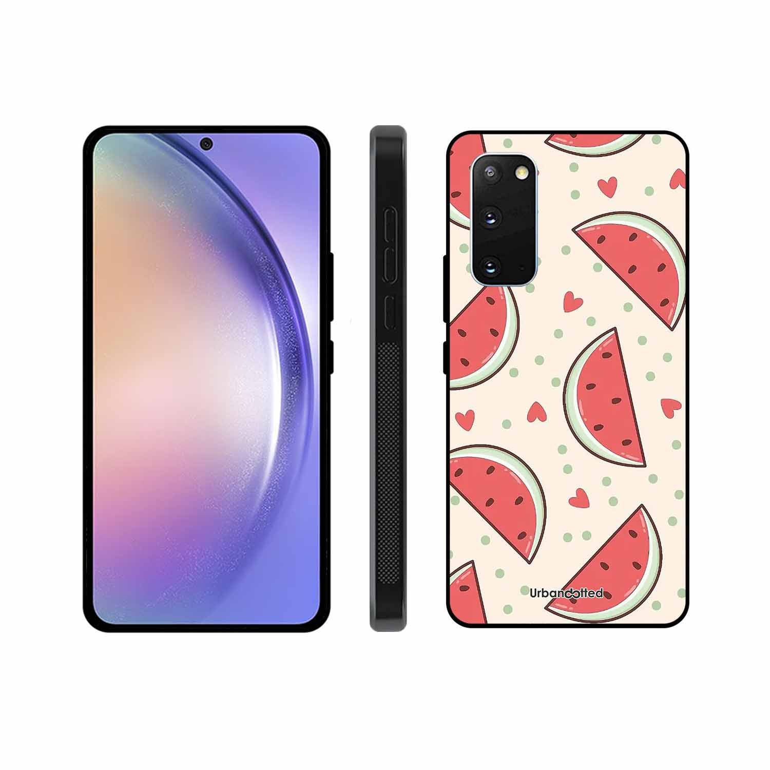 Watermelon Slice Fun Glass Case For Samsung S20