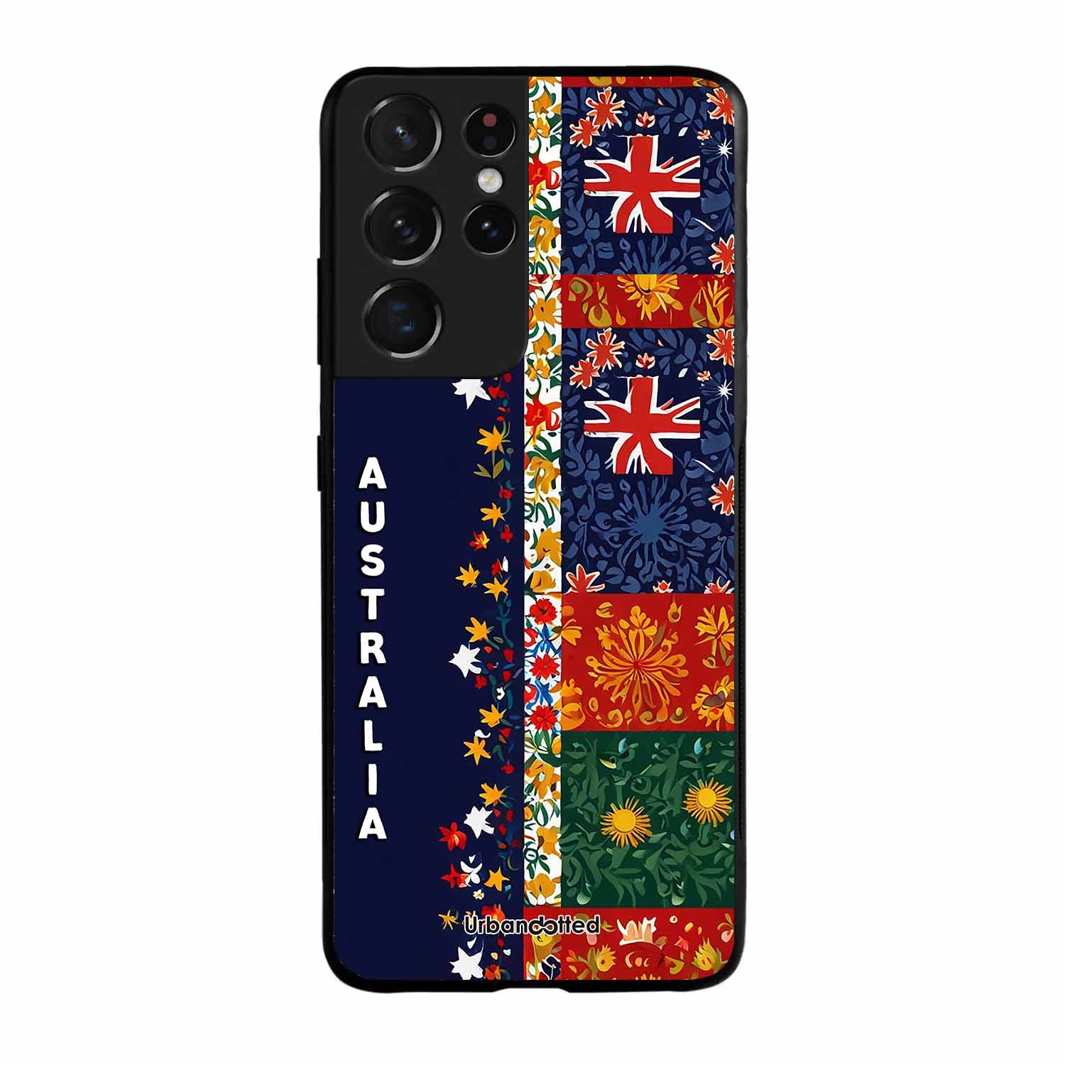 Australian National Pride Glass Case For Samsung S21 Ultra 5G