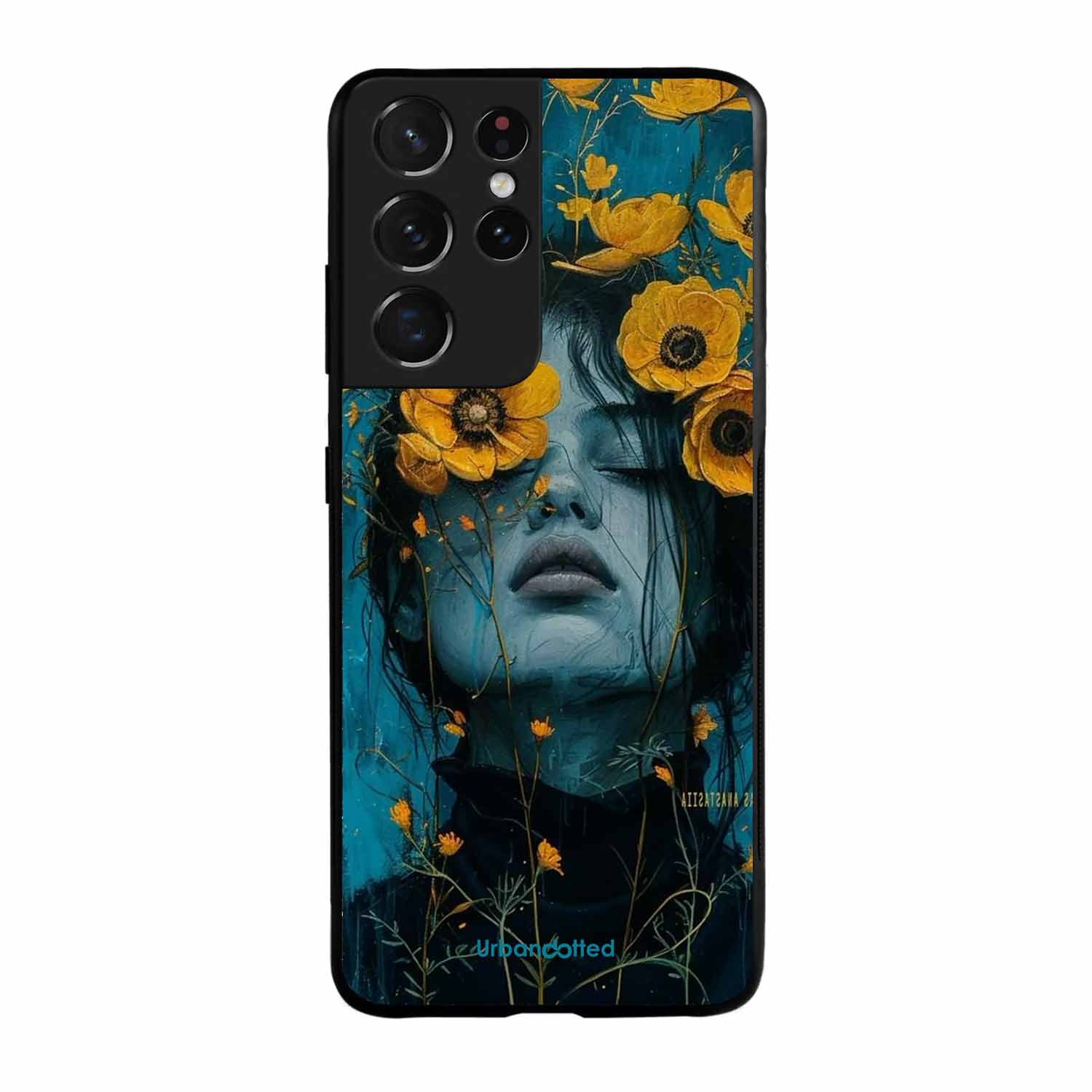 Wildflower Spirit Glass Case For Samsung S21 Ultra 5G