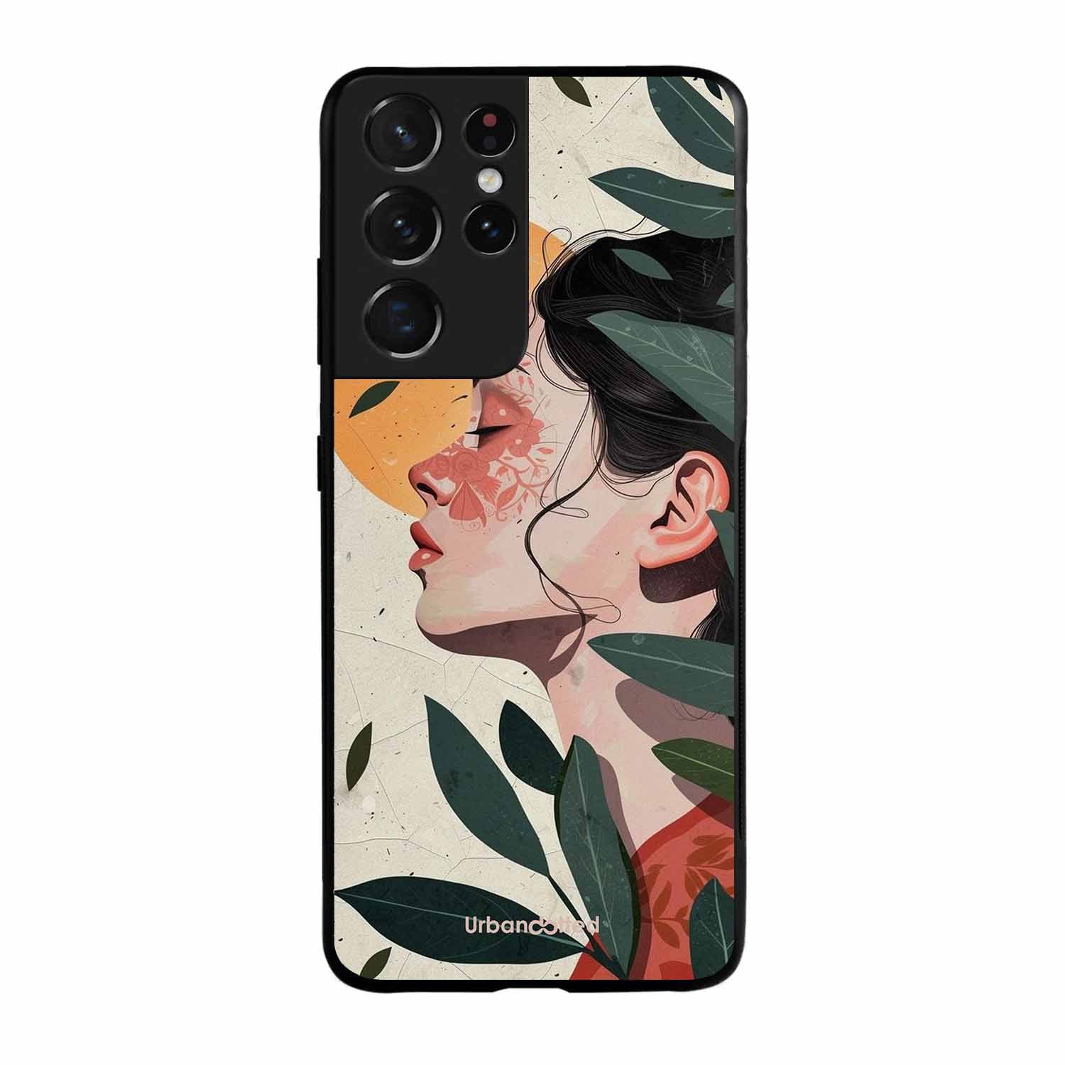 Nature's Embrace Glass Case For Samsung S21 Ultra 5G