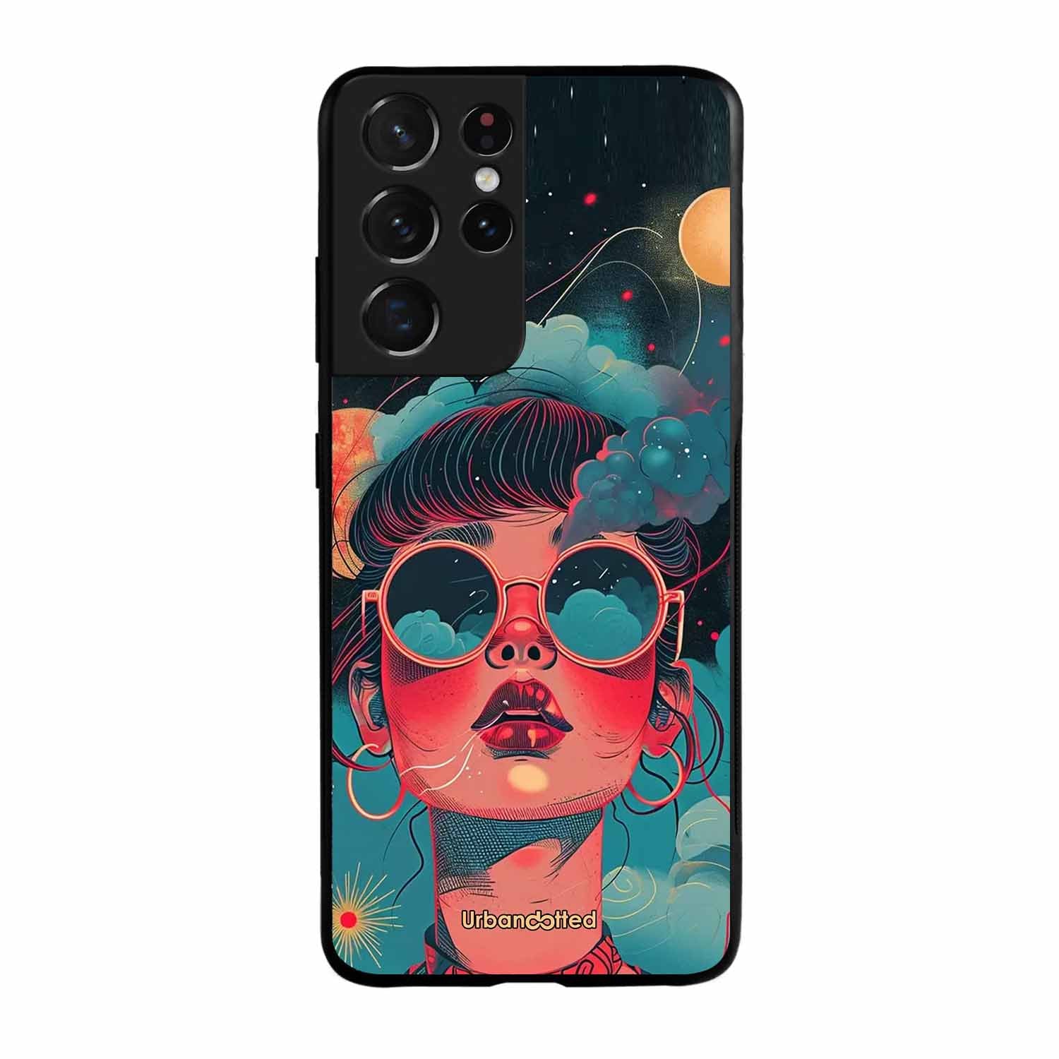 Starry Eyed Wonder Glass Case For Samsung S21 Ultra 5G