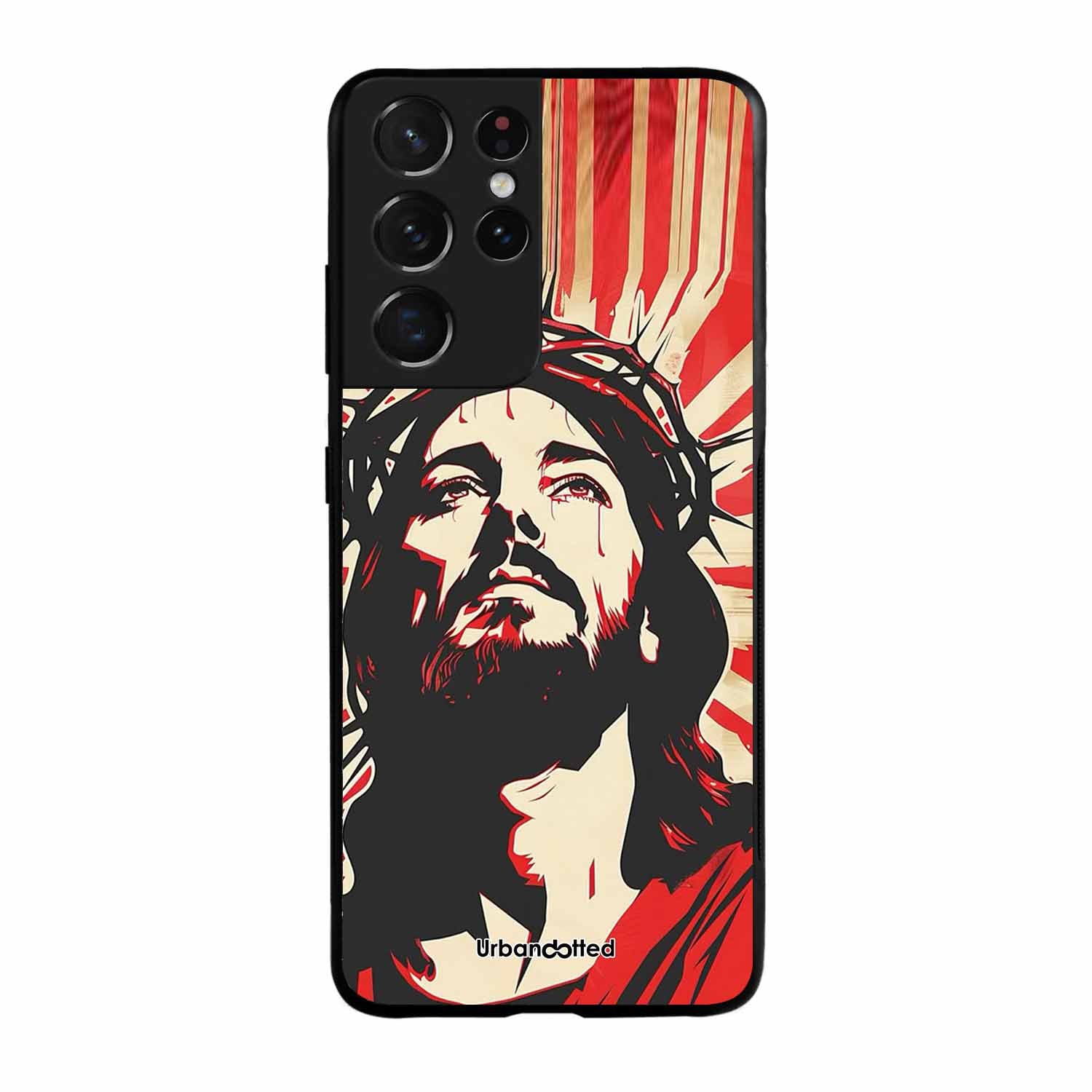 Spiritual Art Glass Case For Samsung S21 Ultra 5G