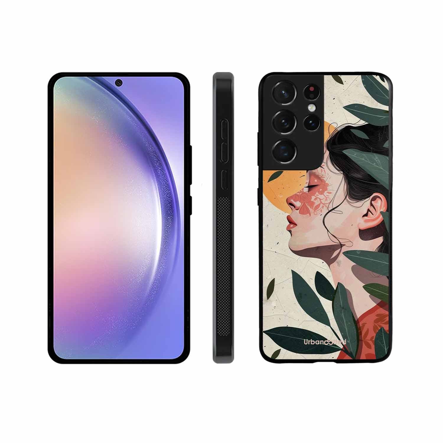 Nature's Embrace Glass Case For Samsung S21 Ultra 5G