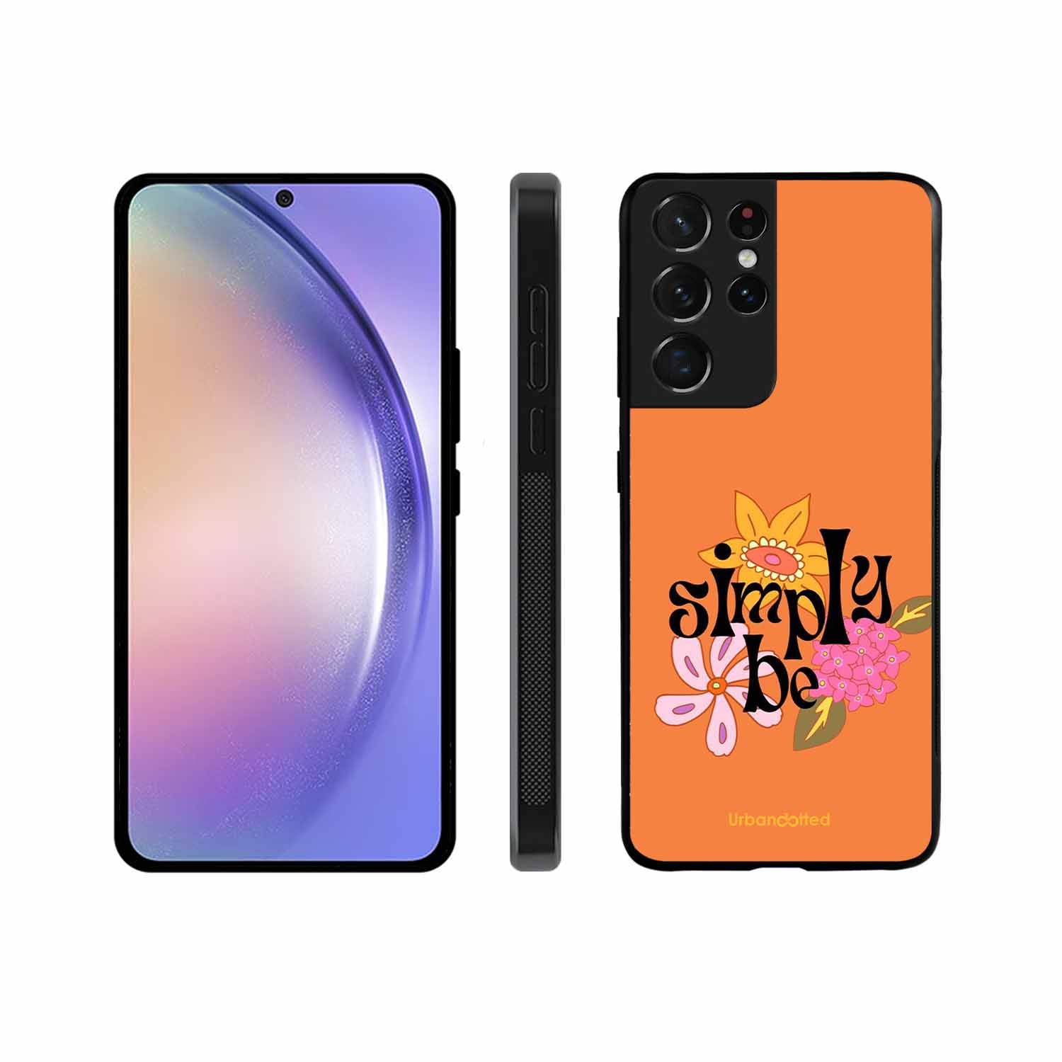 Simply Be Floral Glass Case For Samsung S21 Ultra 5G