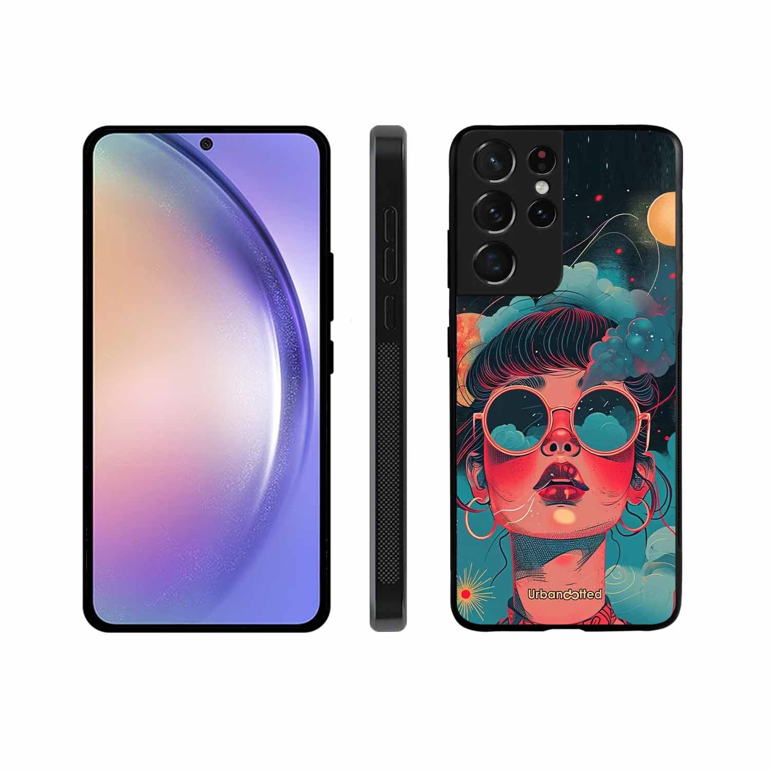 Starry Eyed Wonder Glass Case For Samsung S21 Ultra 5G