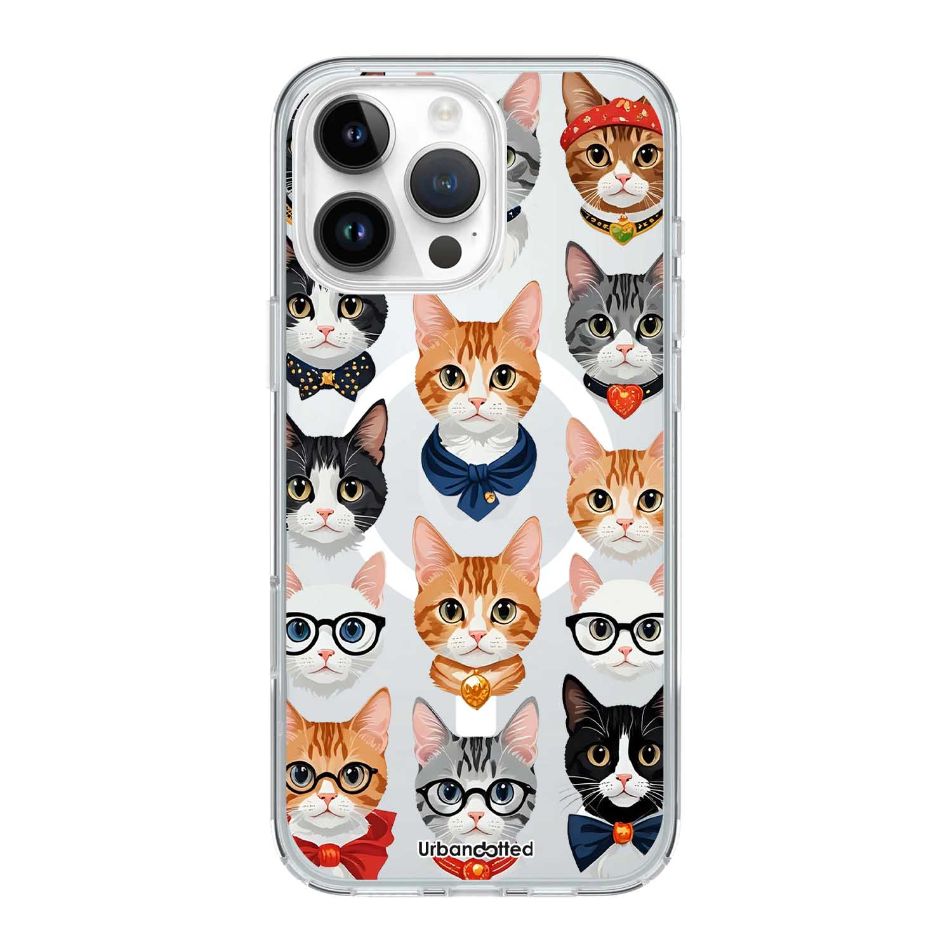 Dapper Cats Crystal Clear Case