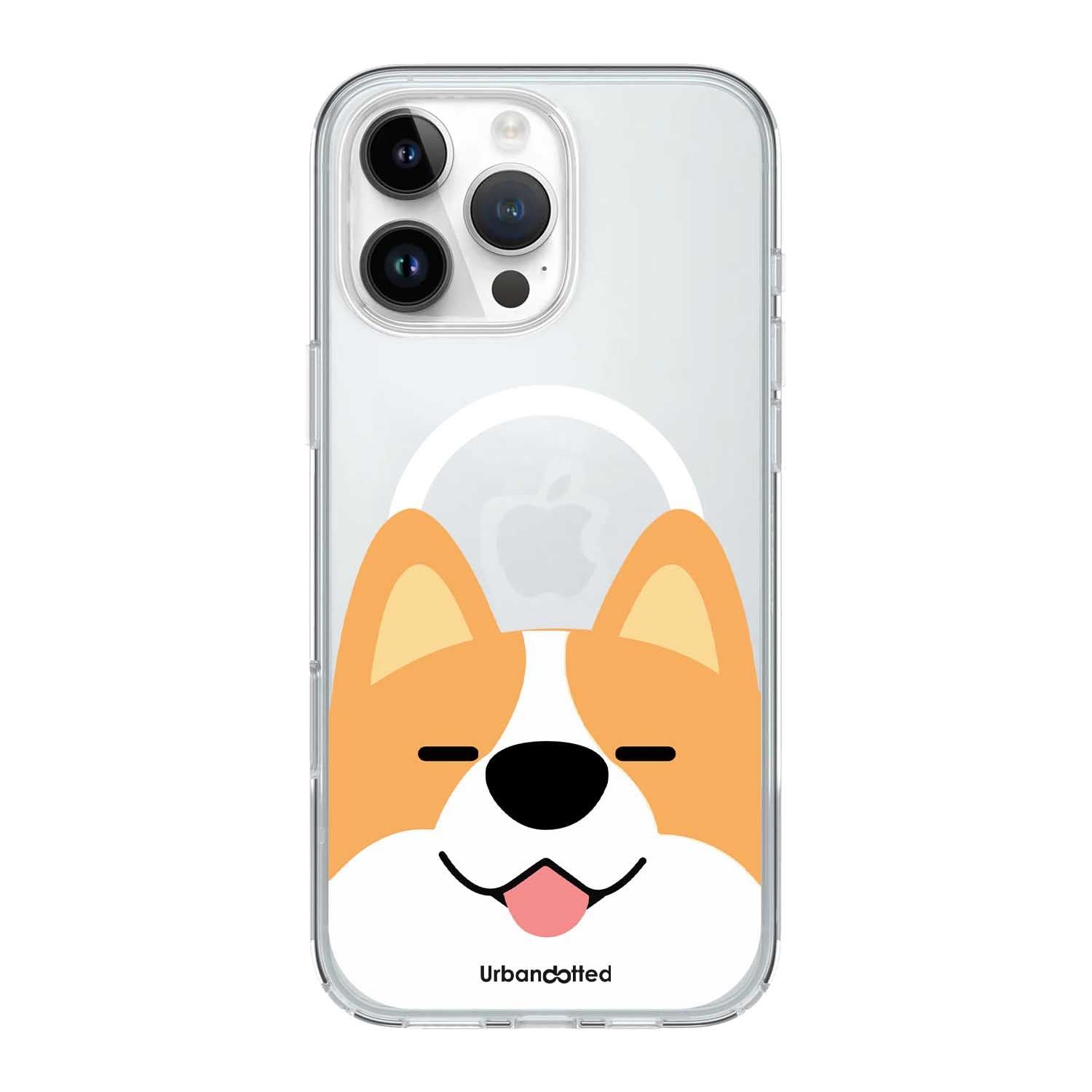 Corgi Smile Crystal Clear Case