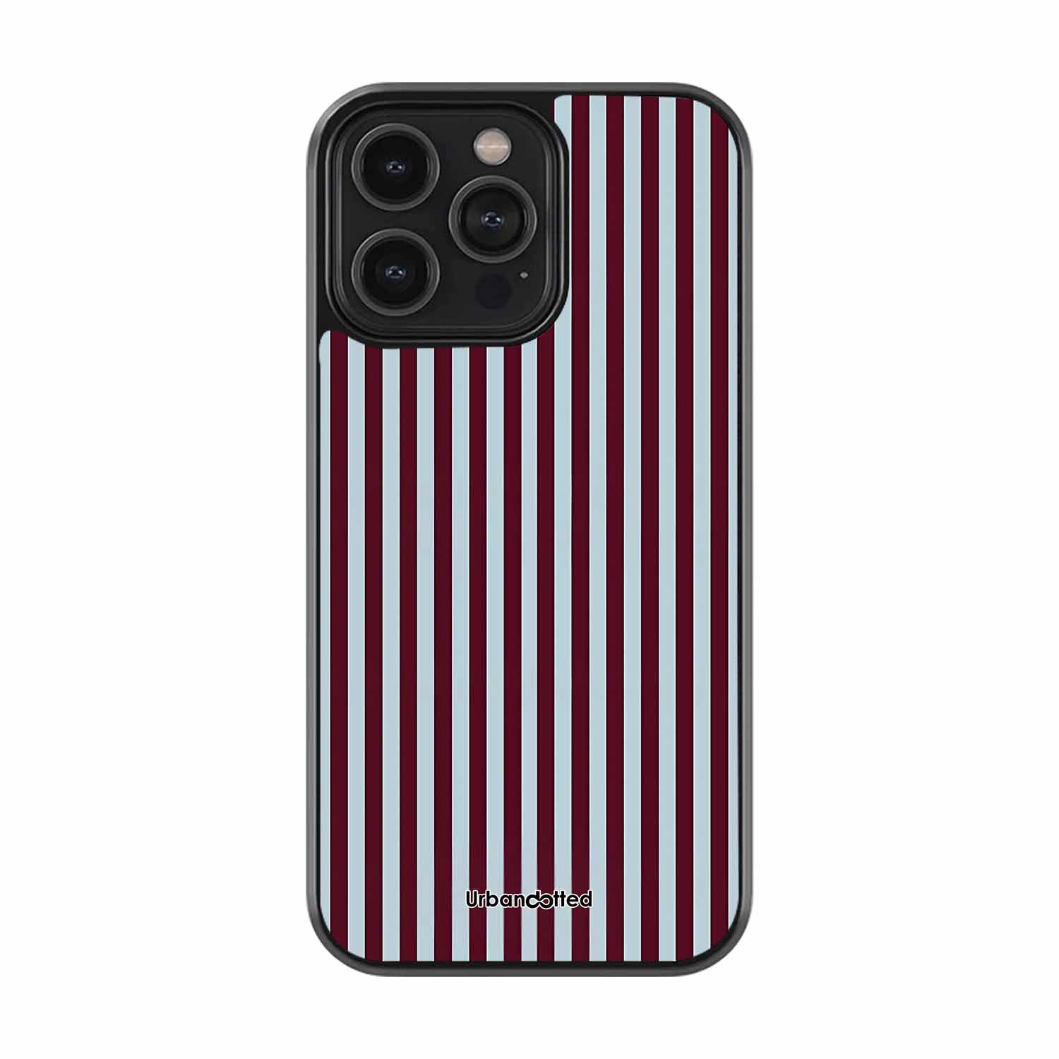 Vintage Vertical Pinstripe Glass Case
