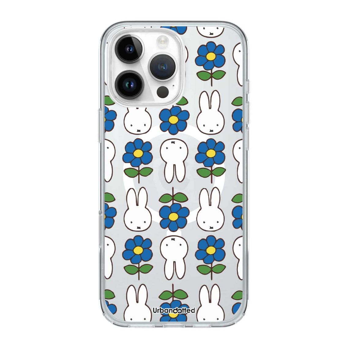 Cartoon Bunnies Crystal Clear Case