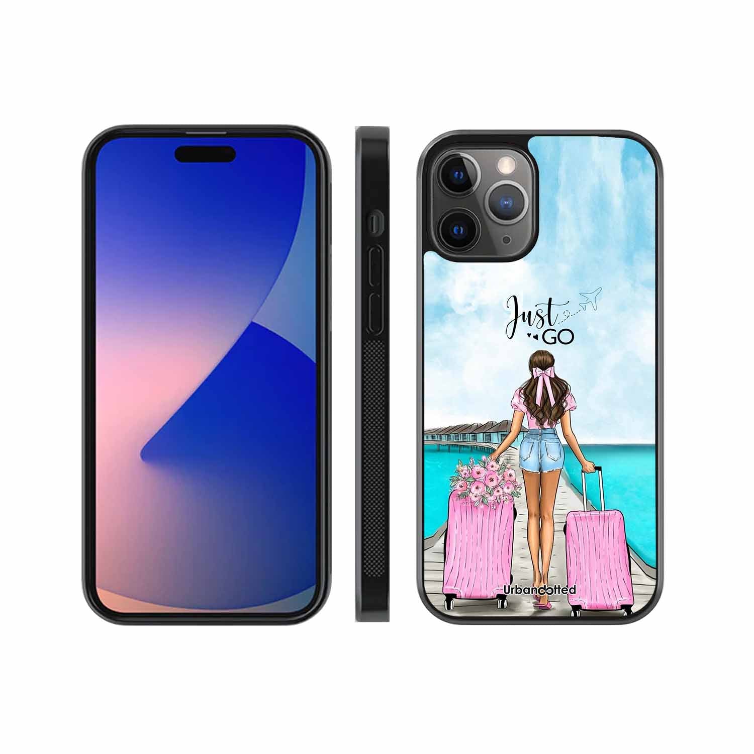 Just Go Travel Glass Case For iPhone 11 Pro Max