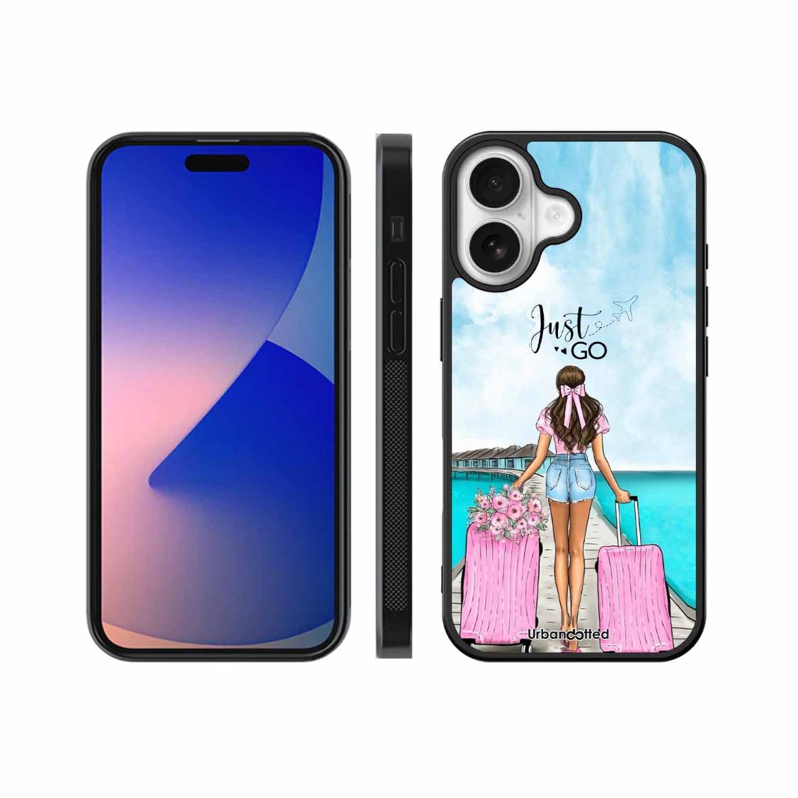 Just Go Travel Glass Case For iPhone 17