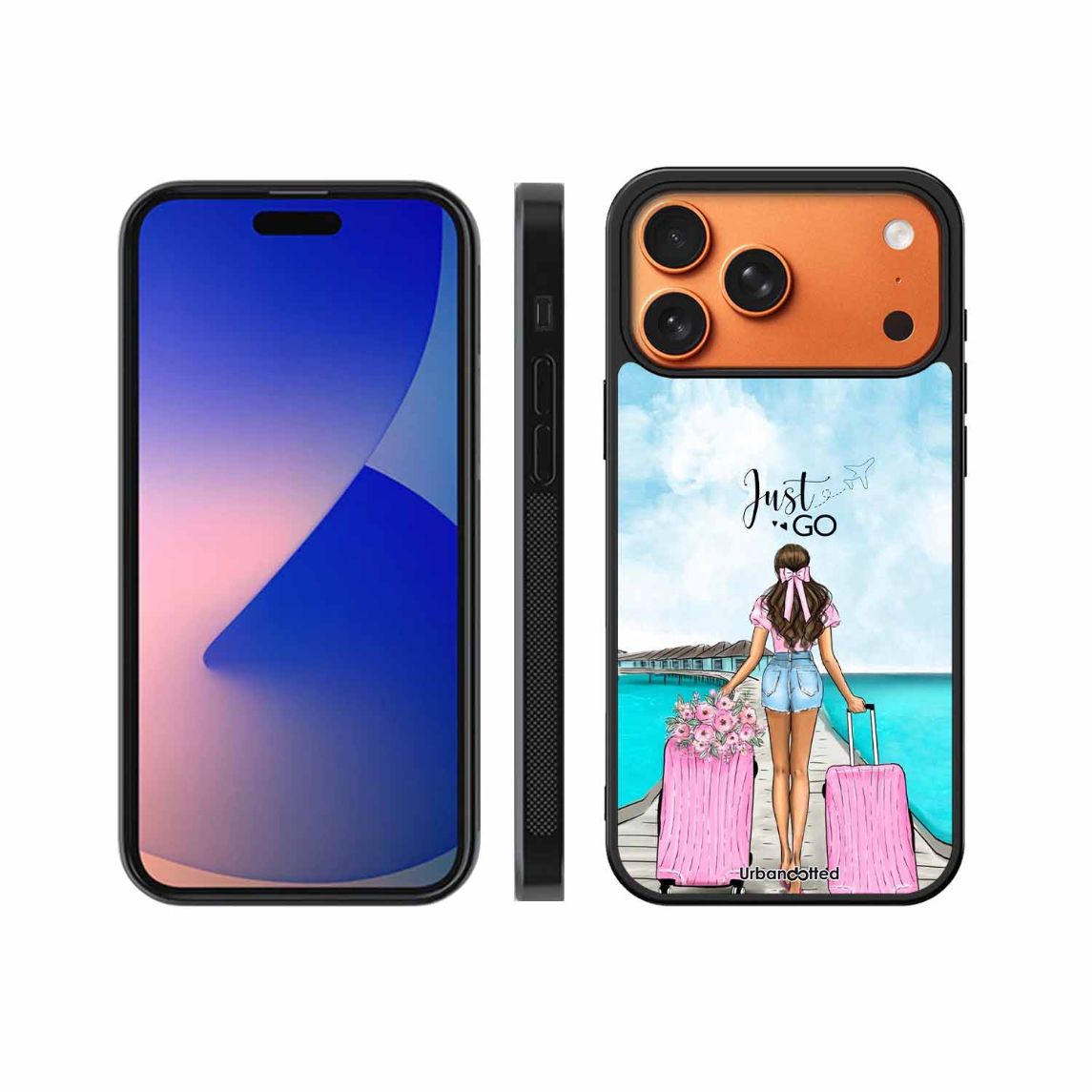 Just Go Travel Glass Case For iPhone 17 Pro Max