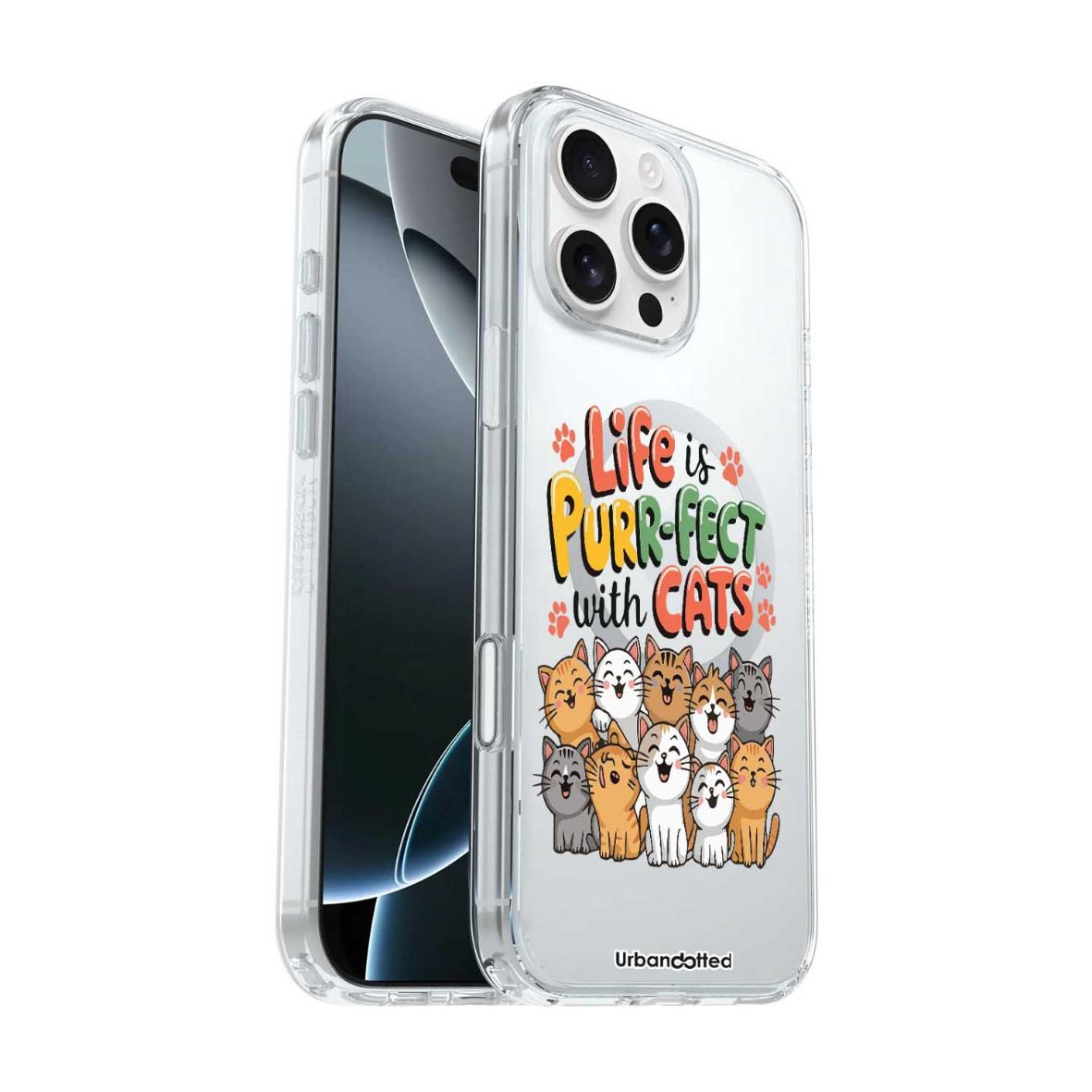 Purr-fect Life Crystal Clear Case