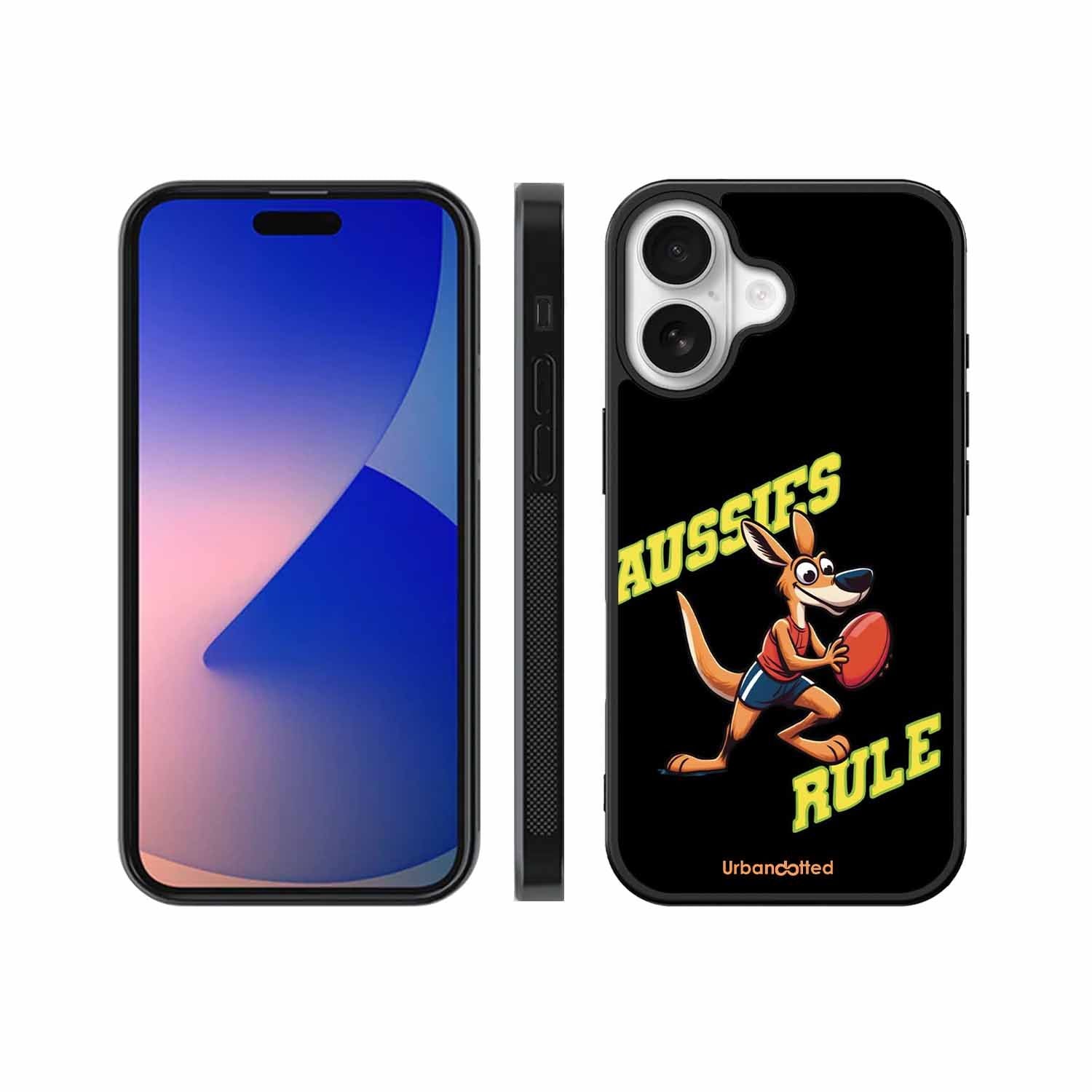 Aussies Rule Football Glass Case For iPhone 17