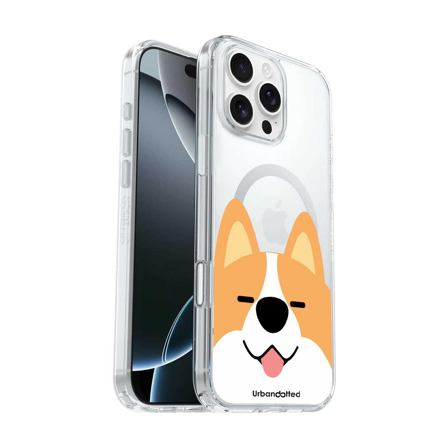 Corgi Smile Crystal Clear Case