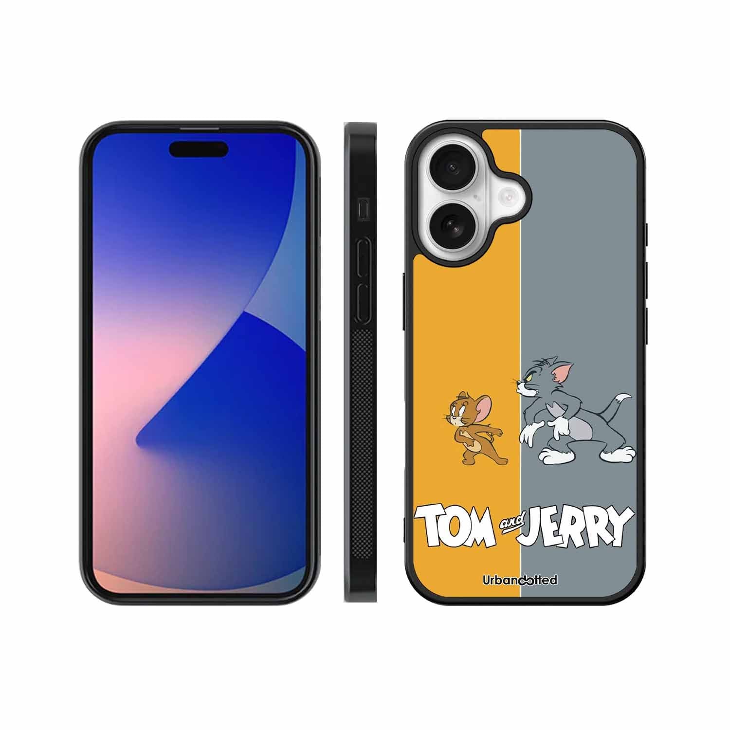 Tom and Jerry Chase Glass Case For iPhone 17