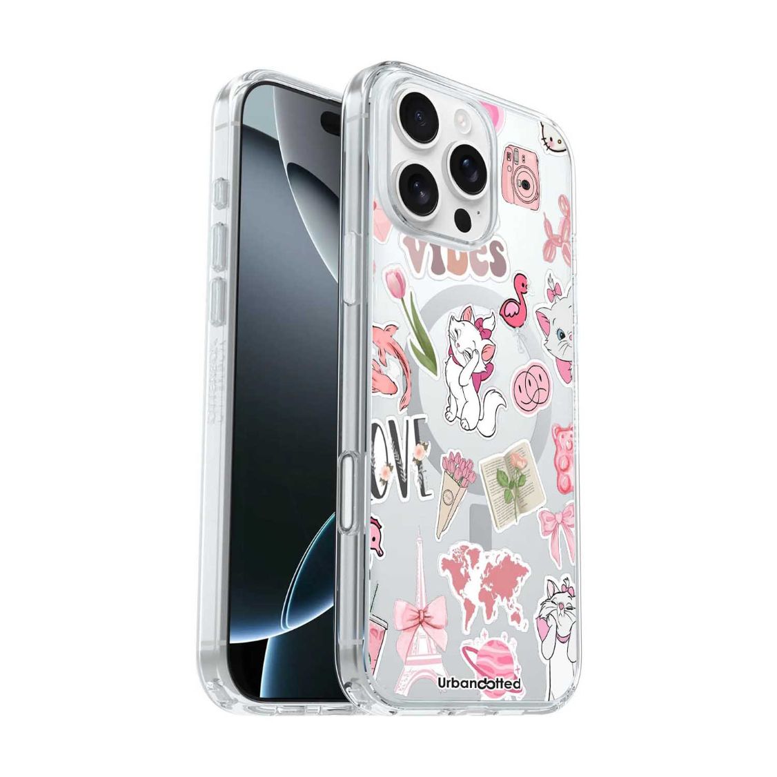 Meow in Paris Dream Crystal Clear Case