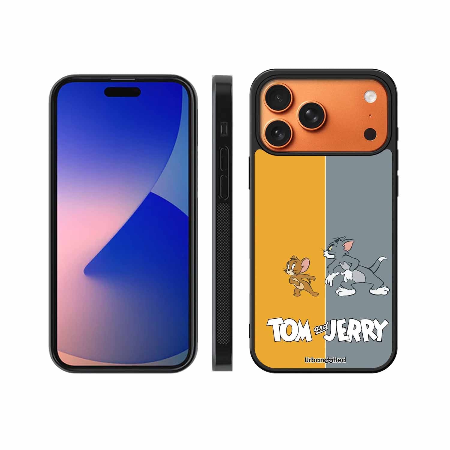 Tom and Jerry Chase Glass Case For iPhone 17 Pro Max