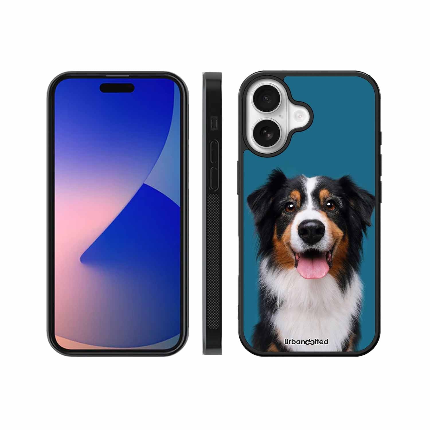 Aussie Shepherd Smile Glass Case For iPhone 17