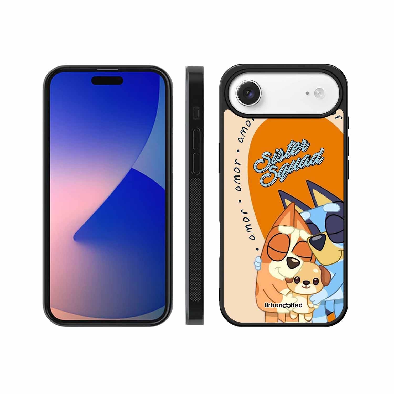 Aussie Cartoon Sisters Glass Case For iPhone Air