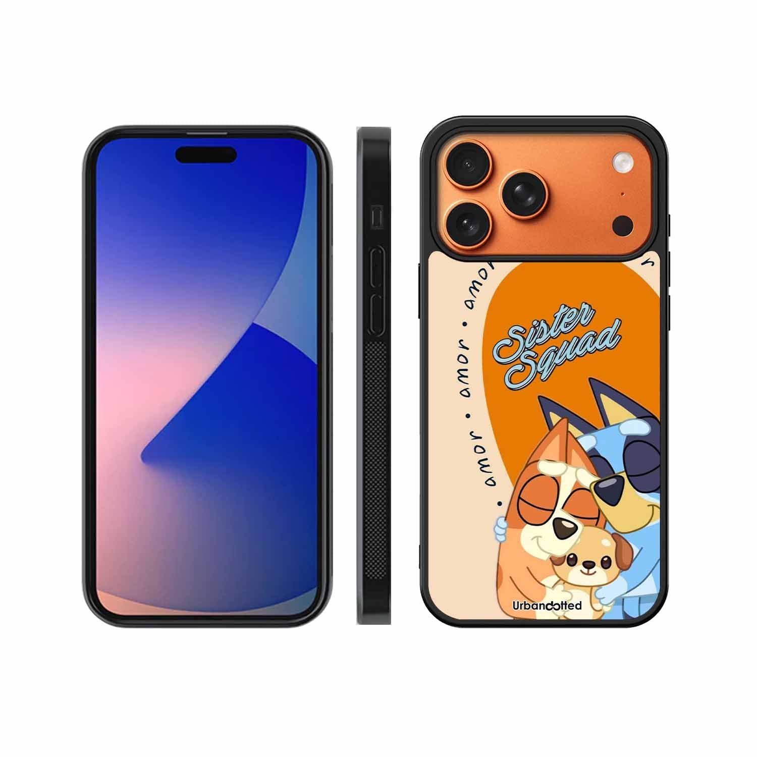 Aussie Cartoon Sisters Glass Case For iPhone 17 Pro Max