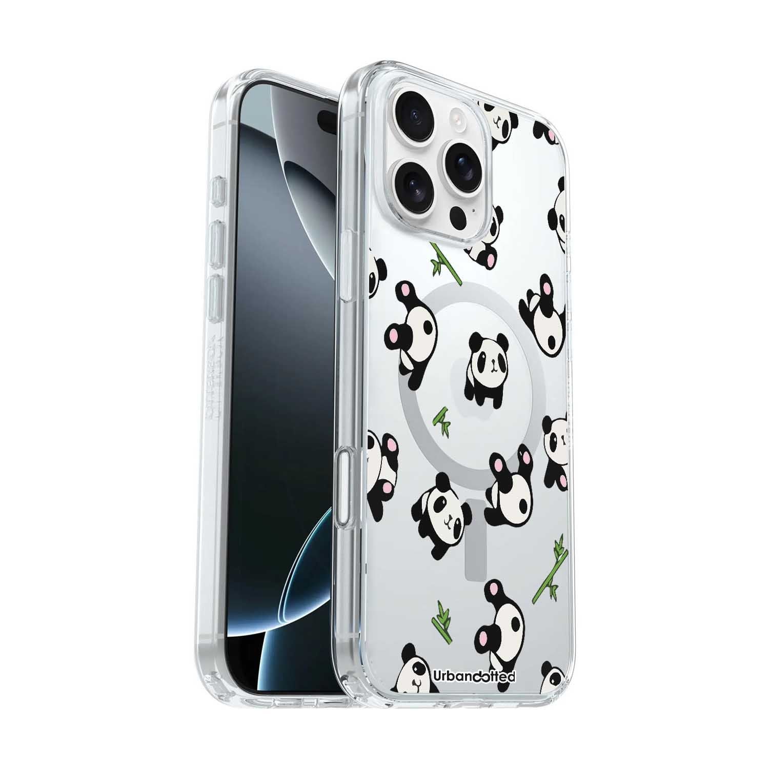 Bamboo Panda Party Crystal Clear Case