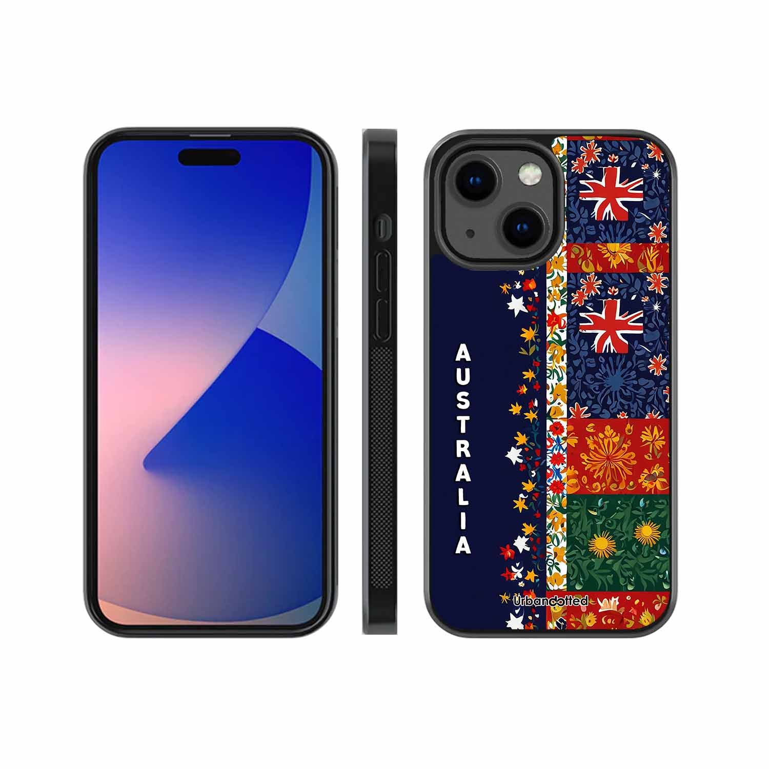 Australian National Pride Glass Case For iPhone 13 Mini