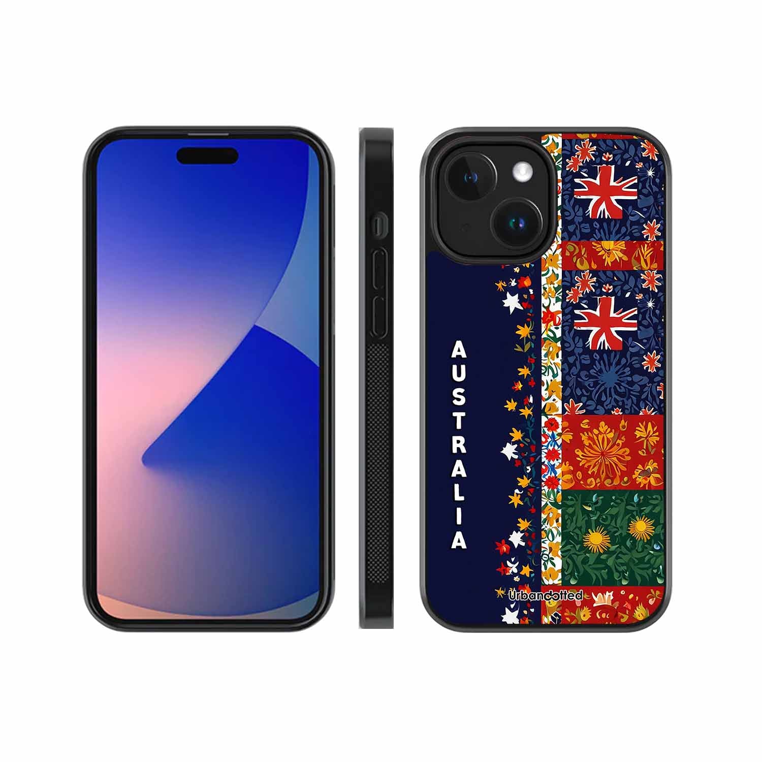 Australian National Pride Glass Case For iPhone 15