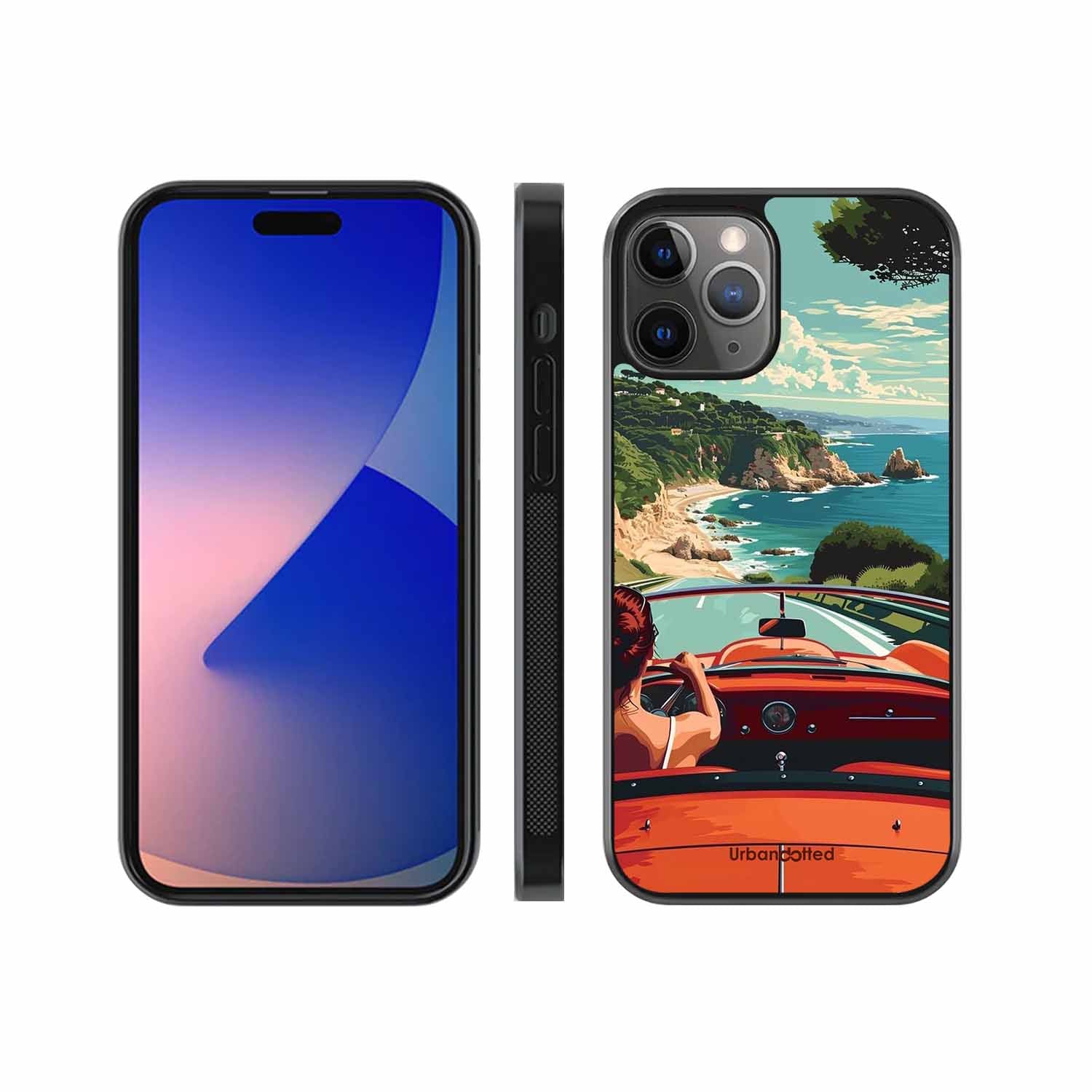 Ocean Breeze Road Trip Glass Case For iPhone 11 Pro
