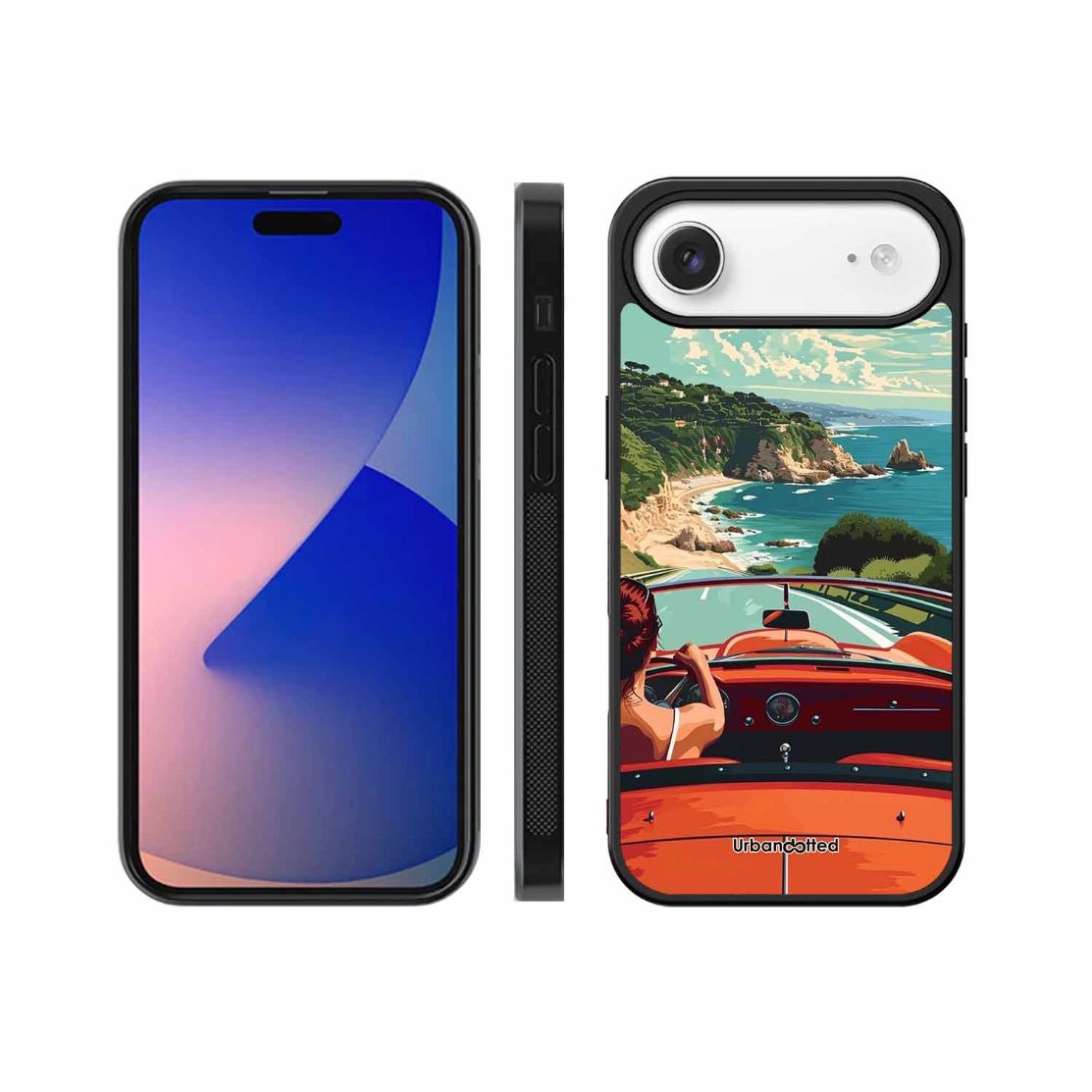 Ocean Breeze Road Trip Glass Case For iPhone Air