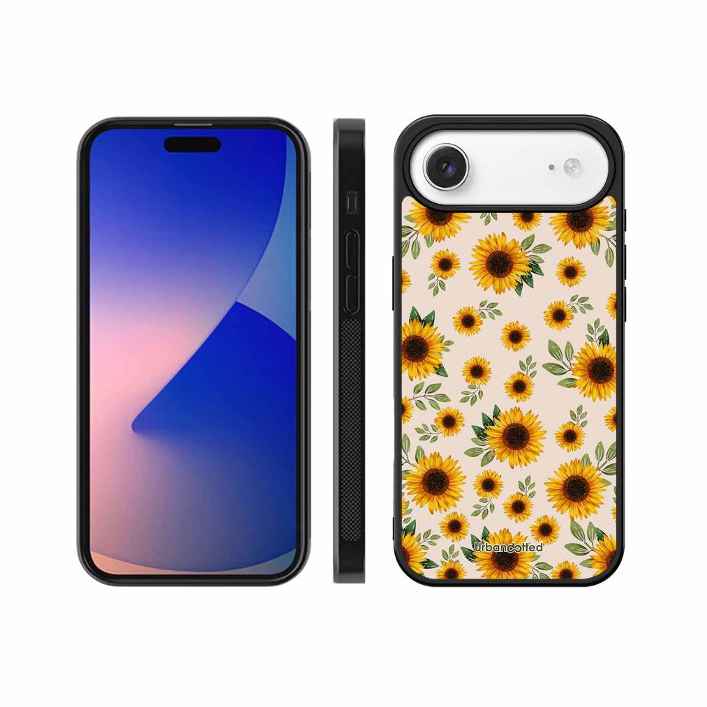 Summer Sunflowers Glass Case For iPhone Air