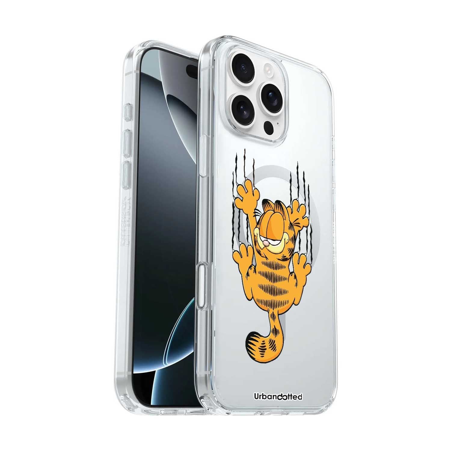 Garfield Classic Clawing Crystal Clear Case