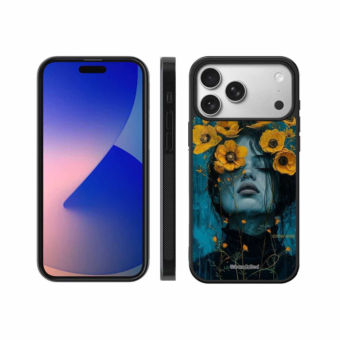 Wildflower Spirit Glass Case For iPhone 17 Pro