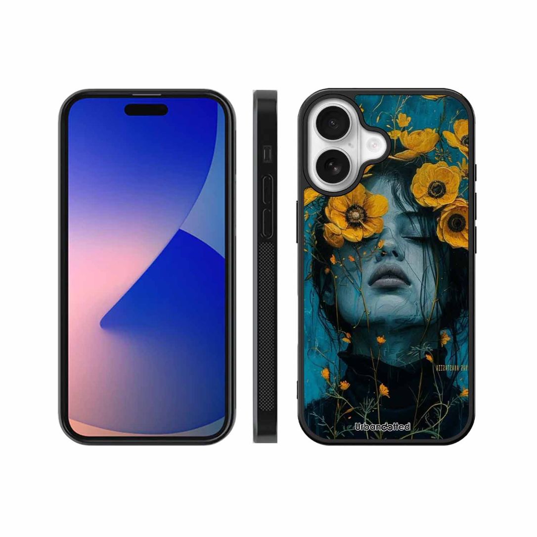 Wildflower Spirit Glass Case For iPhone 17
