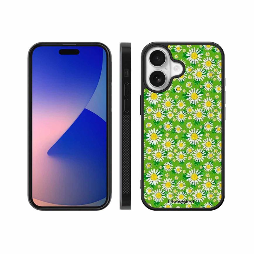 Cheerful Daisy Glass Case For iPhone 17